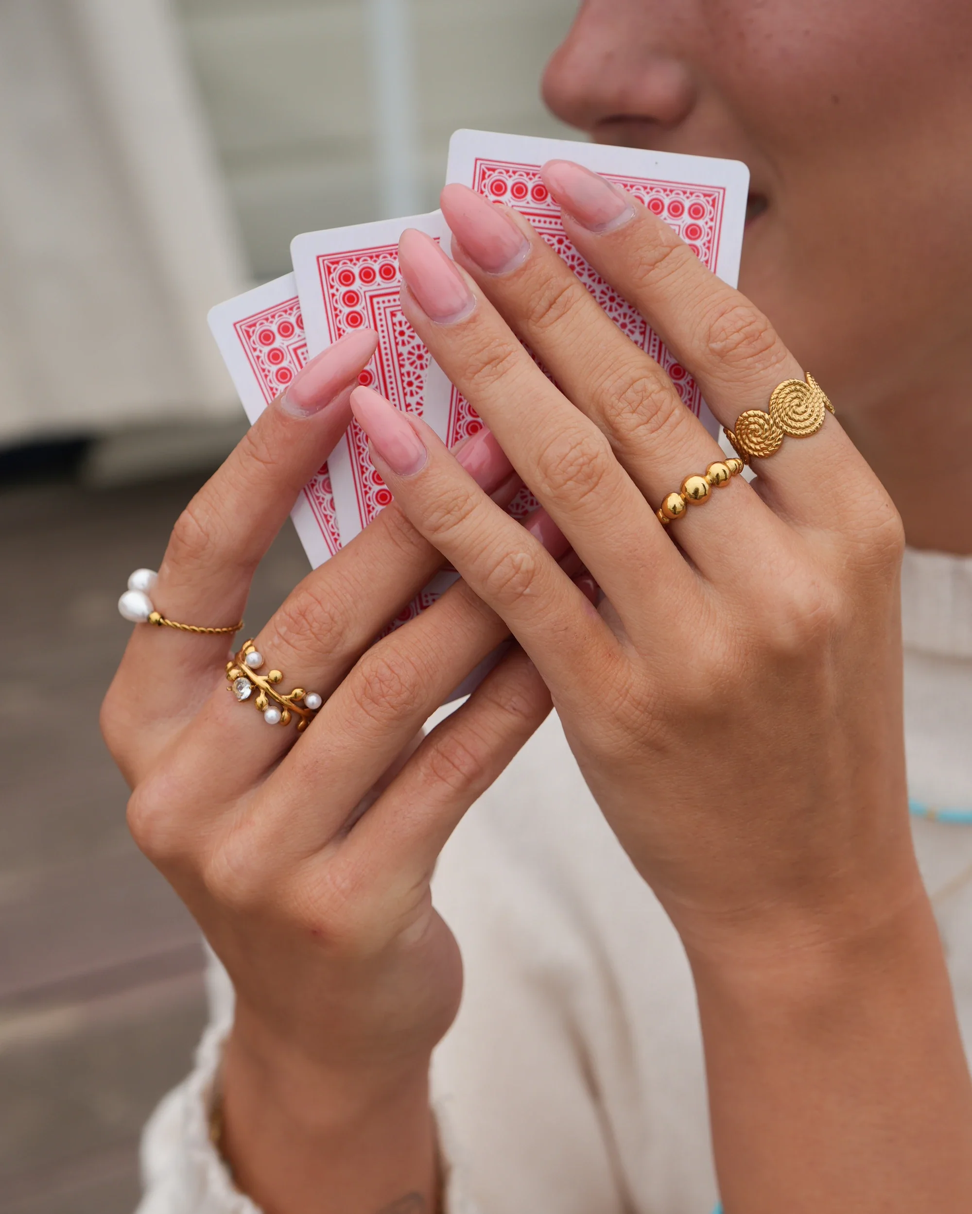 2 Pearls - Ring - Edelstahl - verstellbar - Image 5