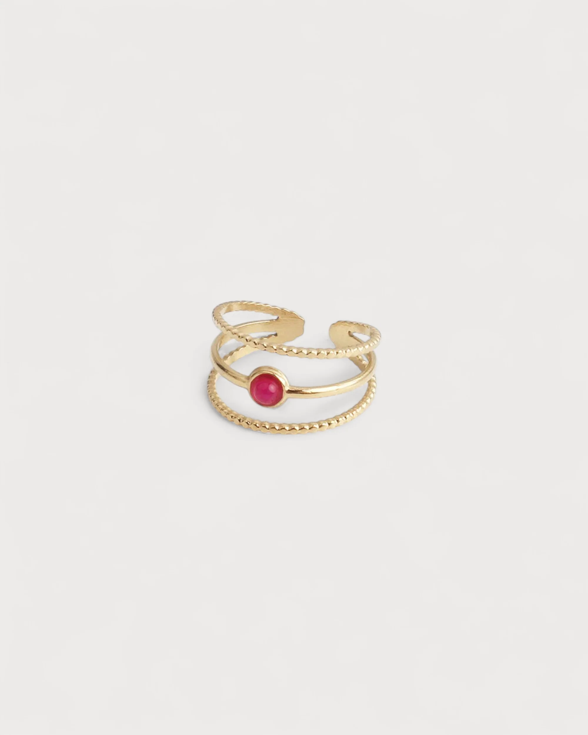 Aarya - Ring - Naturstein - Edelstahl - Verstellbar - Image 3