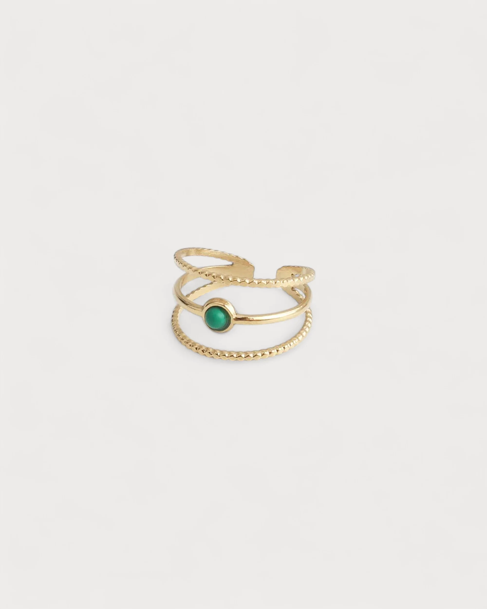 Aarya - Ring - Naturstein - Edelstahl - Verstellbar - Image 4