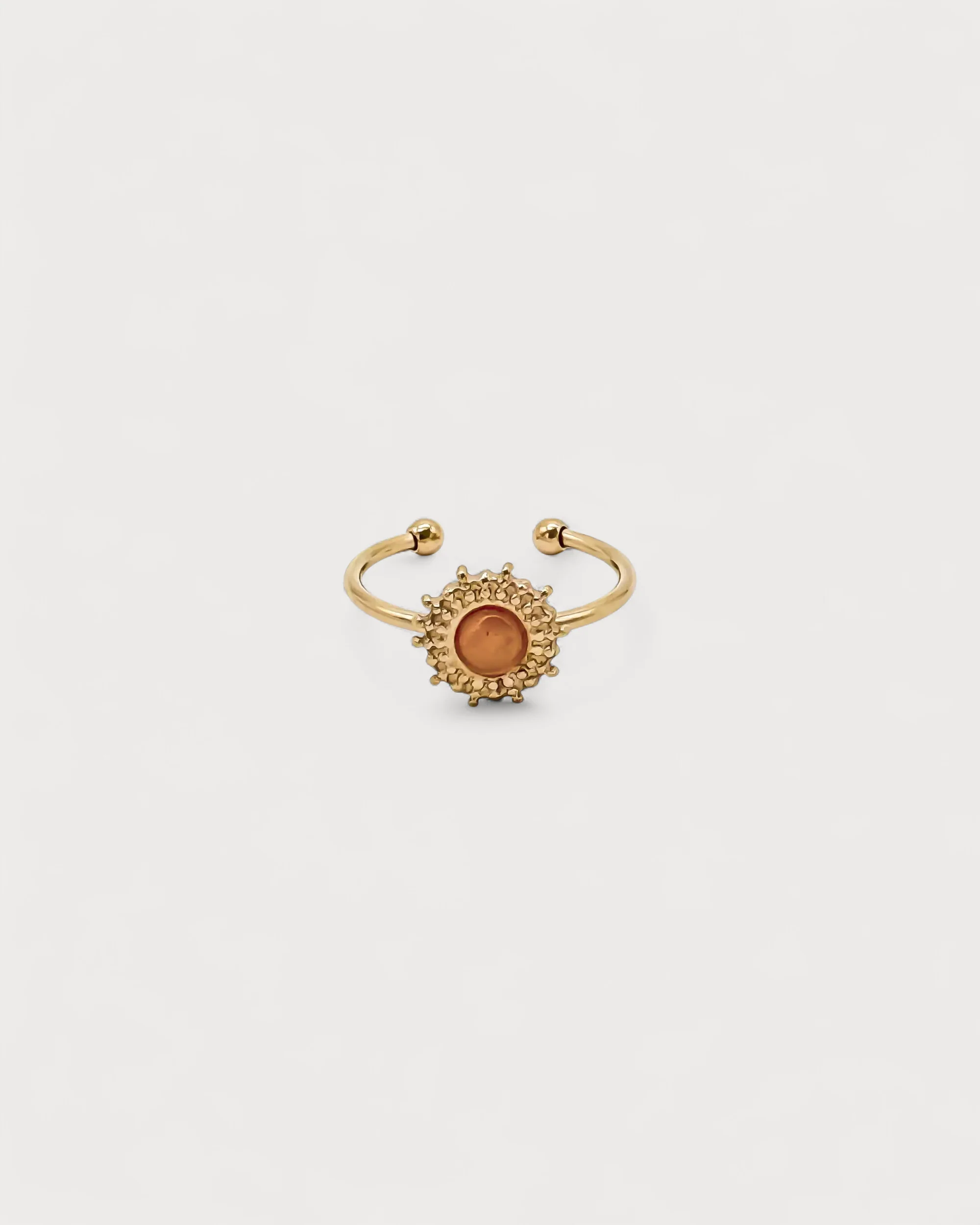 Alice - Ring - Naturstein - Edelstahl - Verstellbar - Image 6