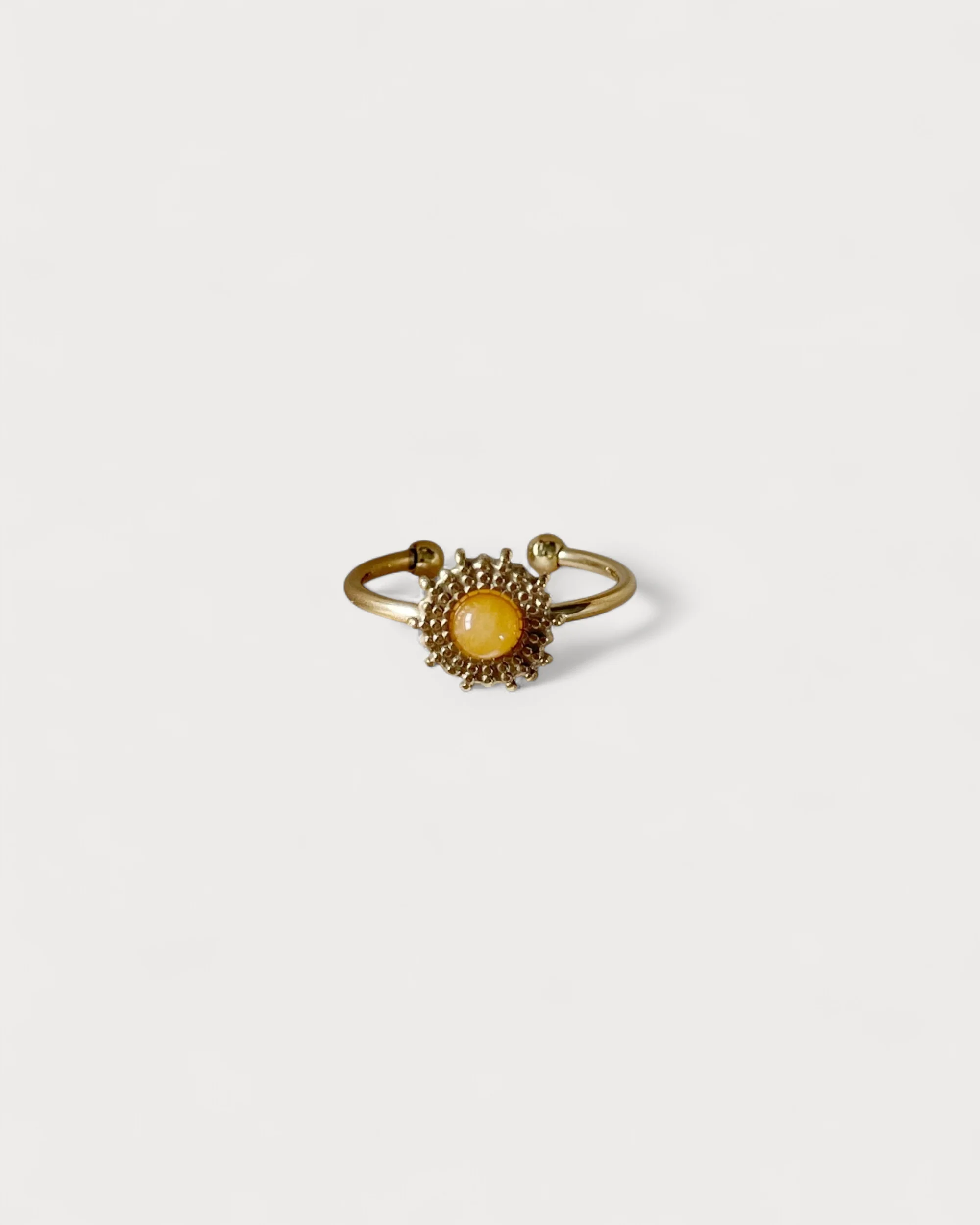 Alice - Ring - Naturstein - Edelstahl - Verstellbar - Image 7