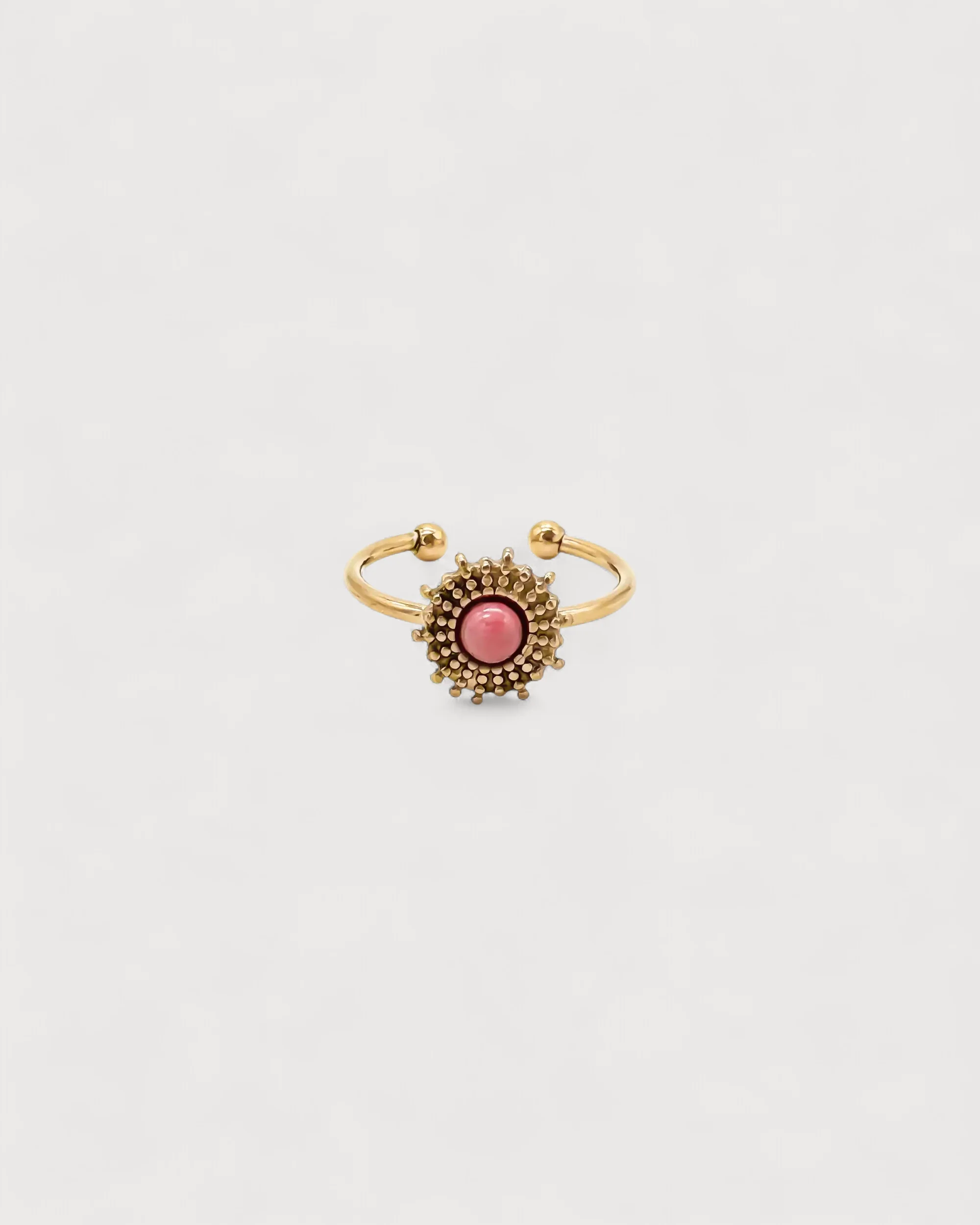 Alice - Ring - Naturstein - Edelstahl - Verstellbar - Image 8