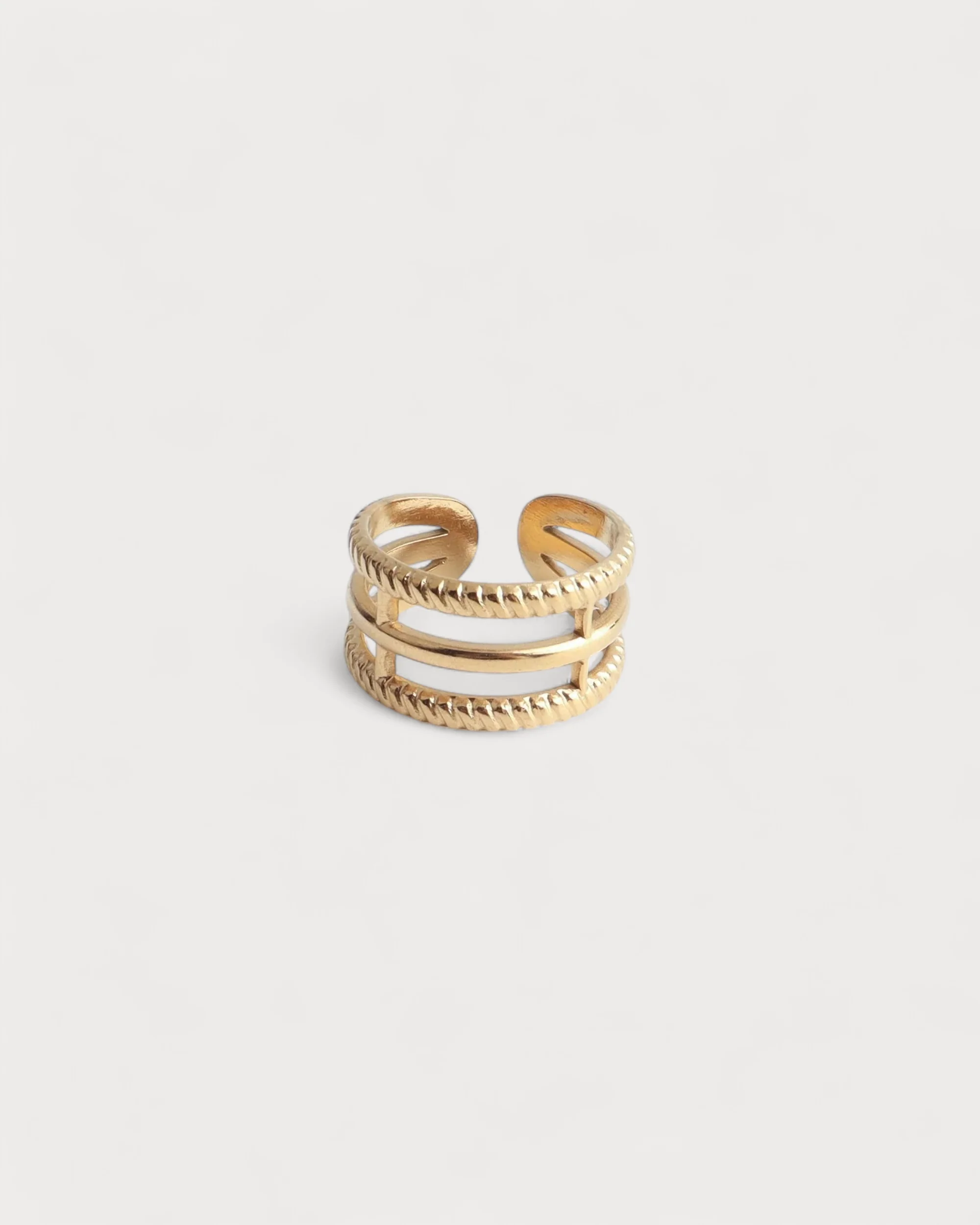 Axelle - Ring - Edelstahl - Verstellbar