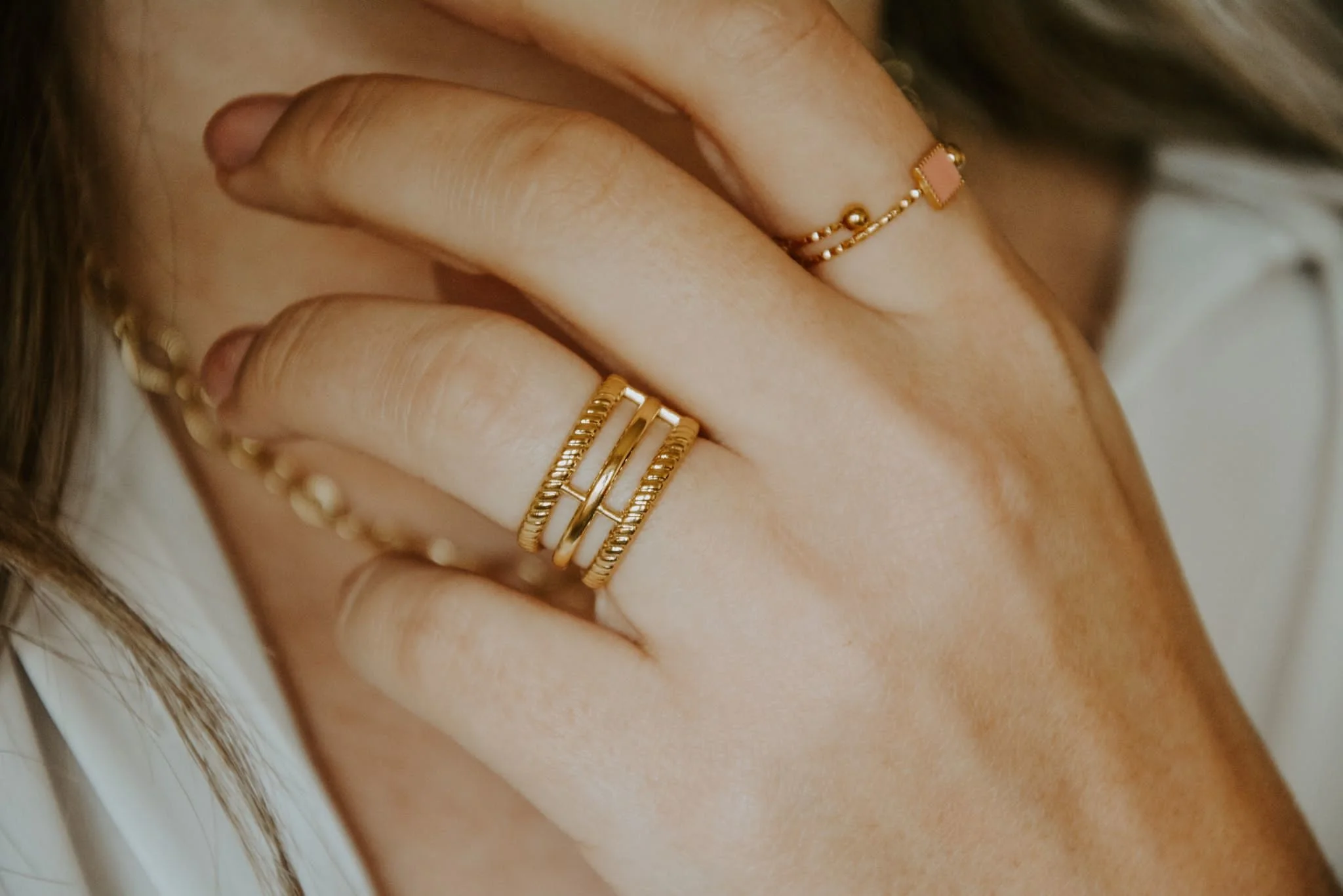 Axelle - Ring - Edelstahl - Verstellbar - Image 2