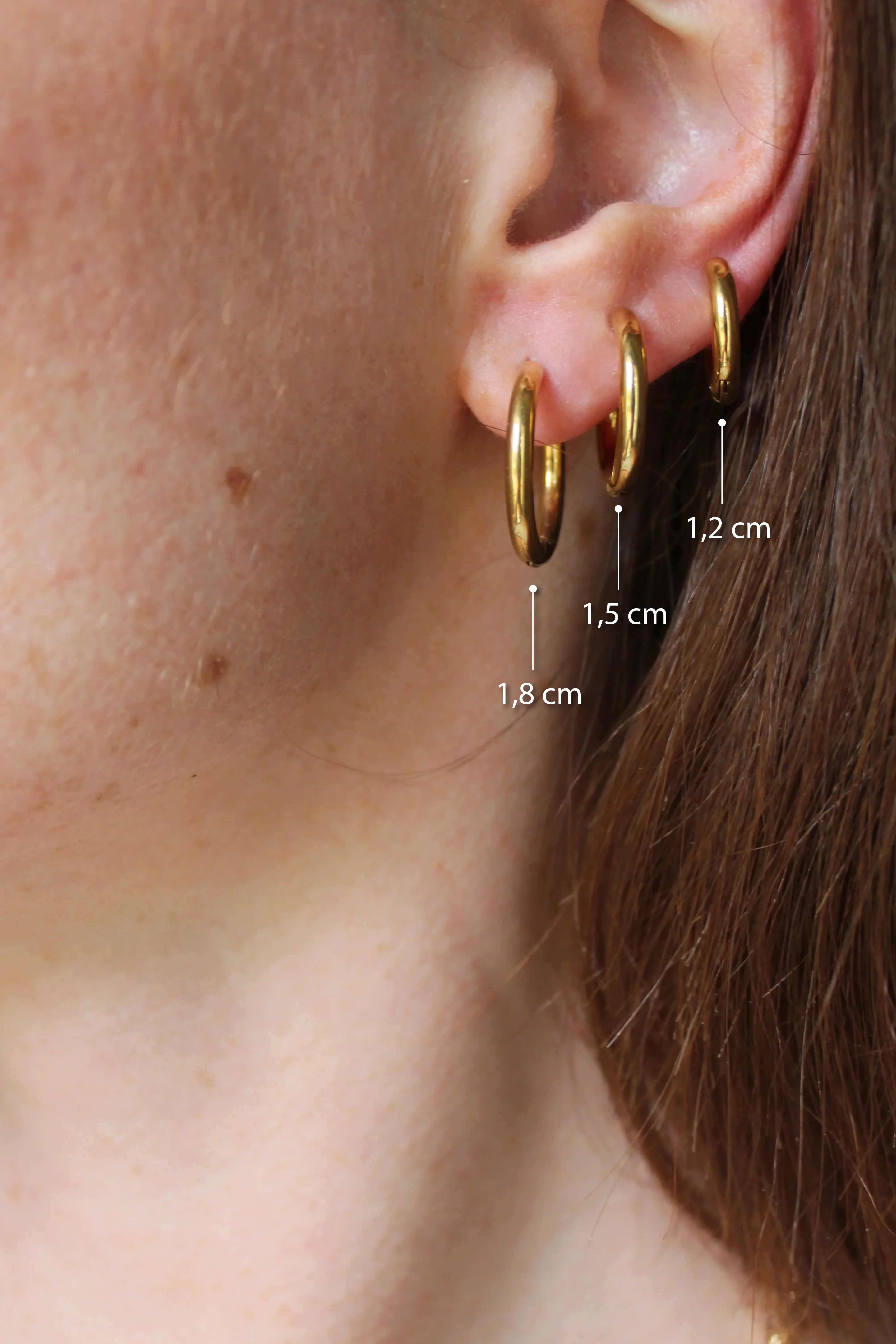 Basic - Ohrringe - Clip On - Edelstahl - Image 3
