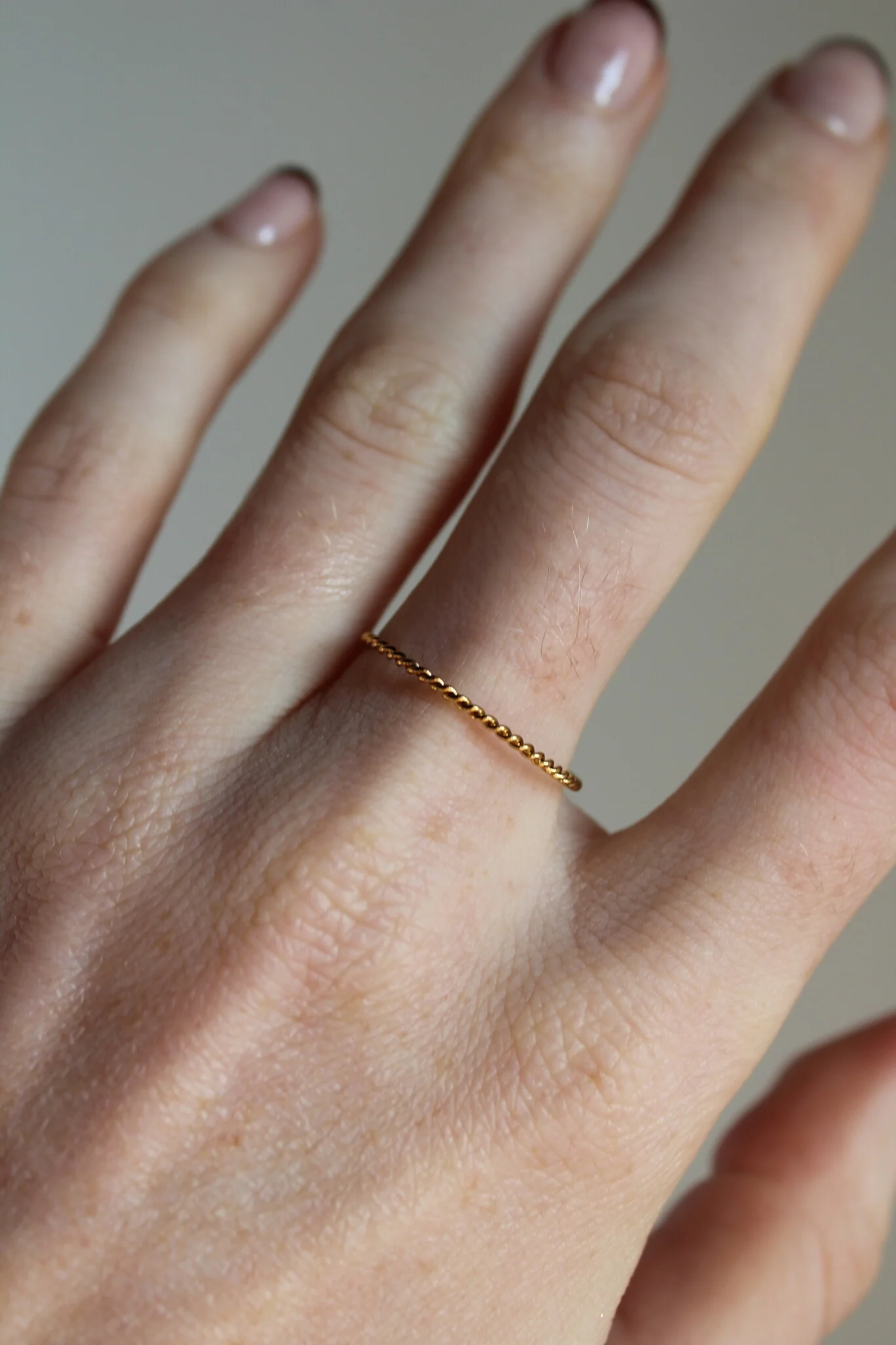 Basic Twist - Ring - Edelstahl - verstellbar - Image 4