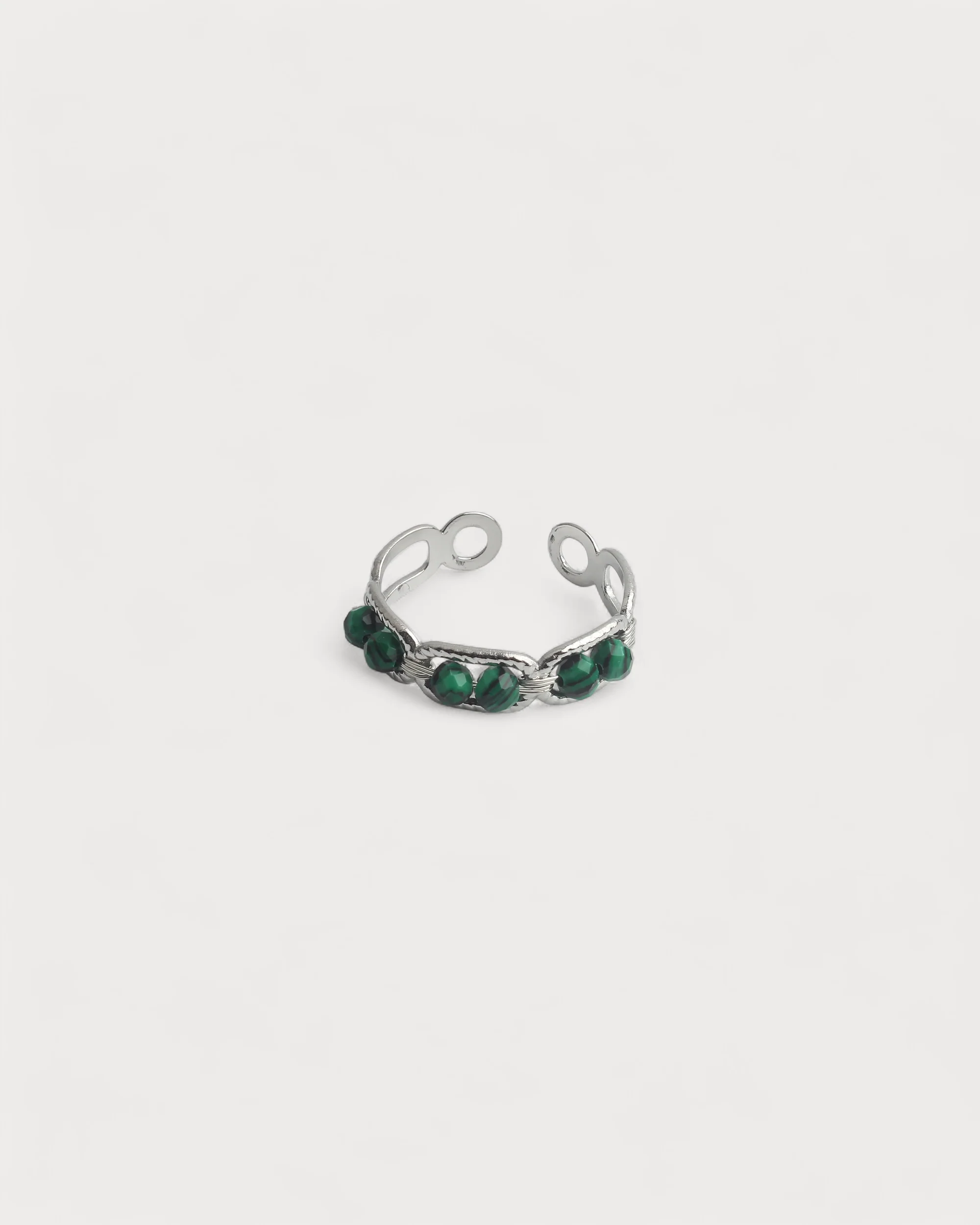 Bente - Ring - Naturstein - Edelstahl - Image 3