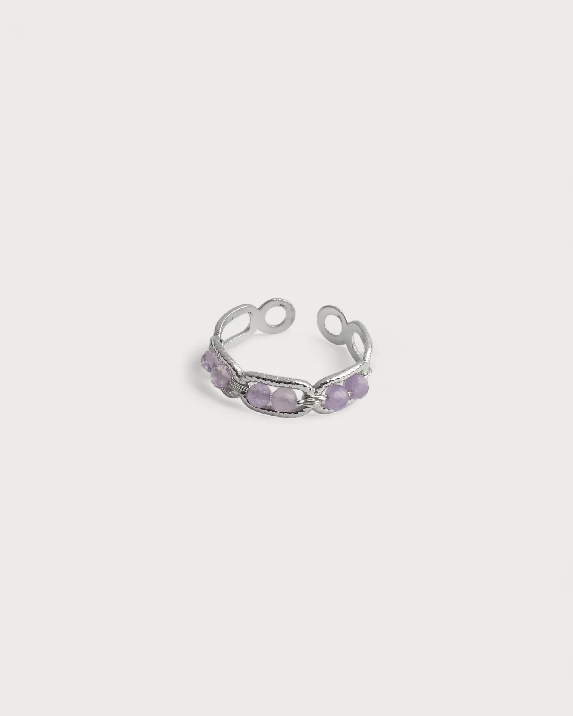 Bente - Ring - Naturstein - Edelstahl - Image 8