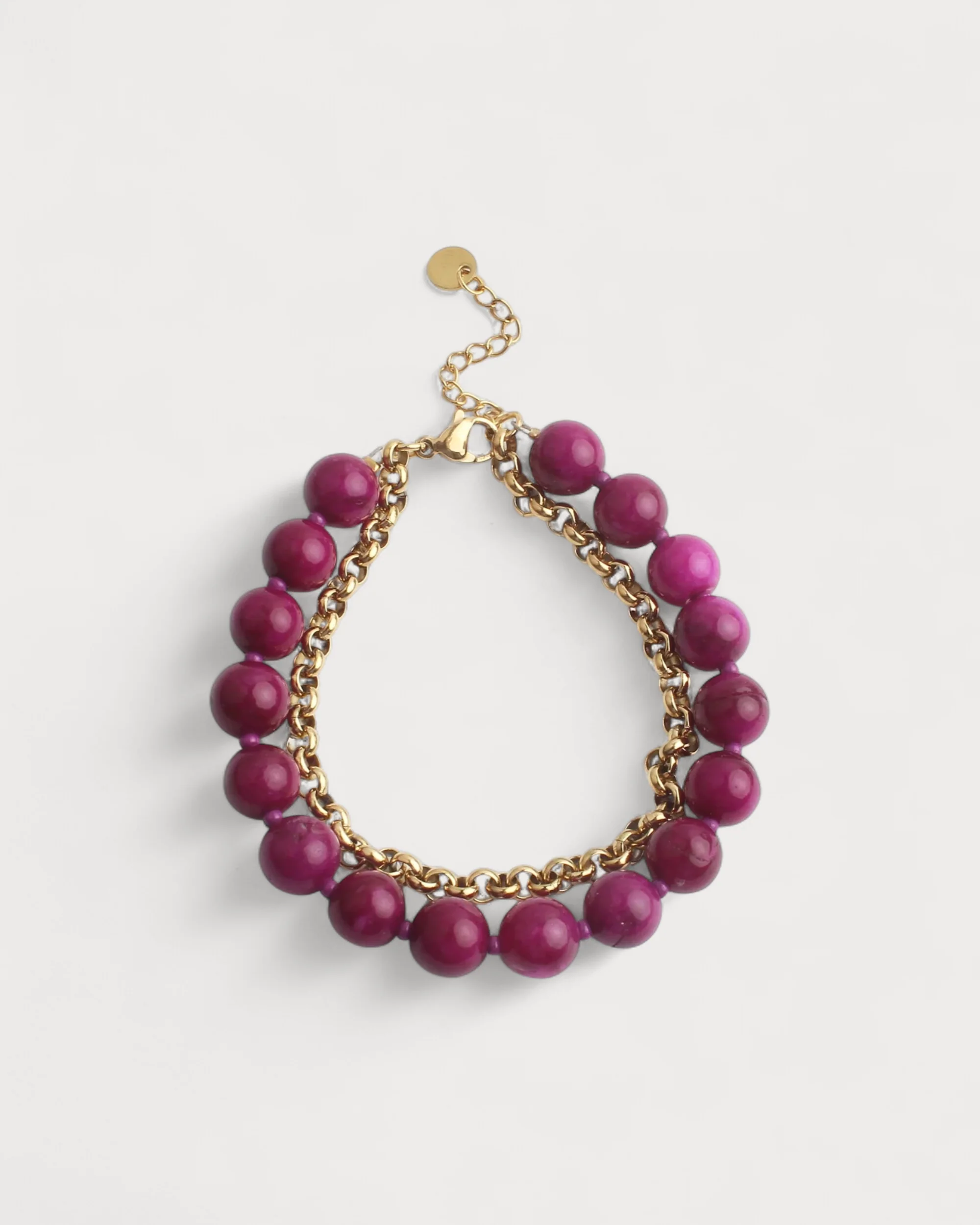 Big Stone - Armband - 2 Schichten - Edelstahl - Image 3