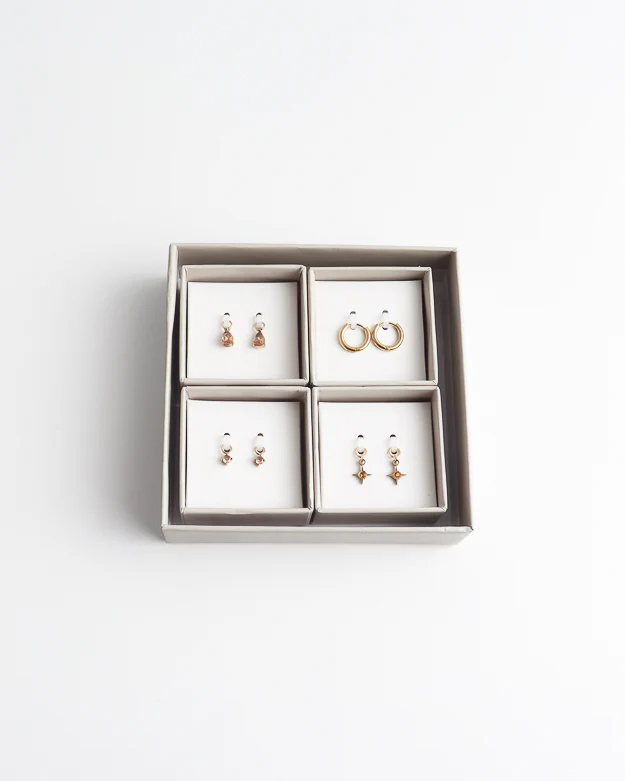 Birthstonebox Ohrringe – Set – Edelstahl - Image 9