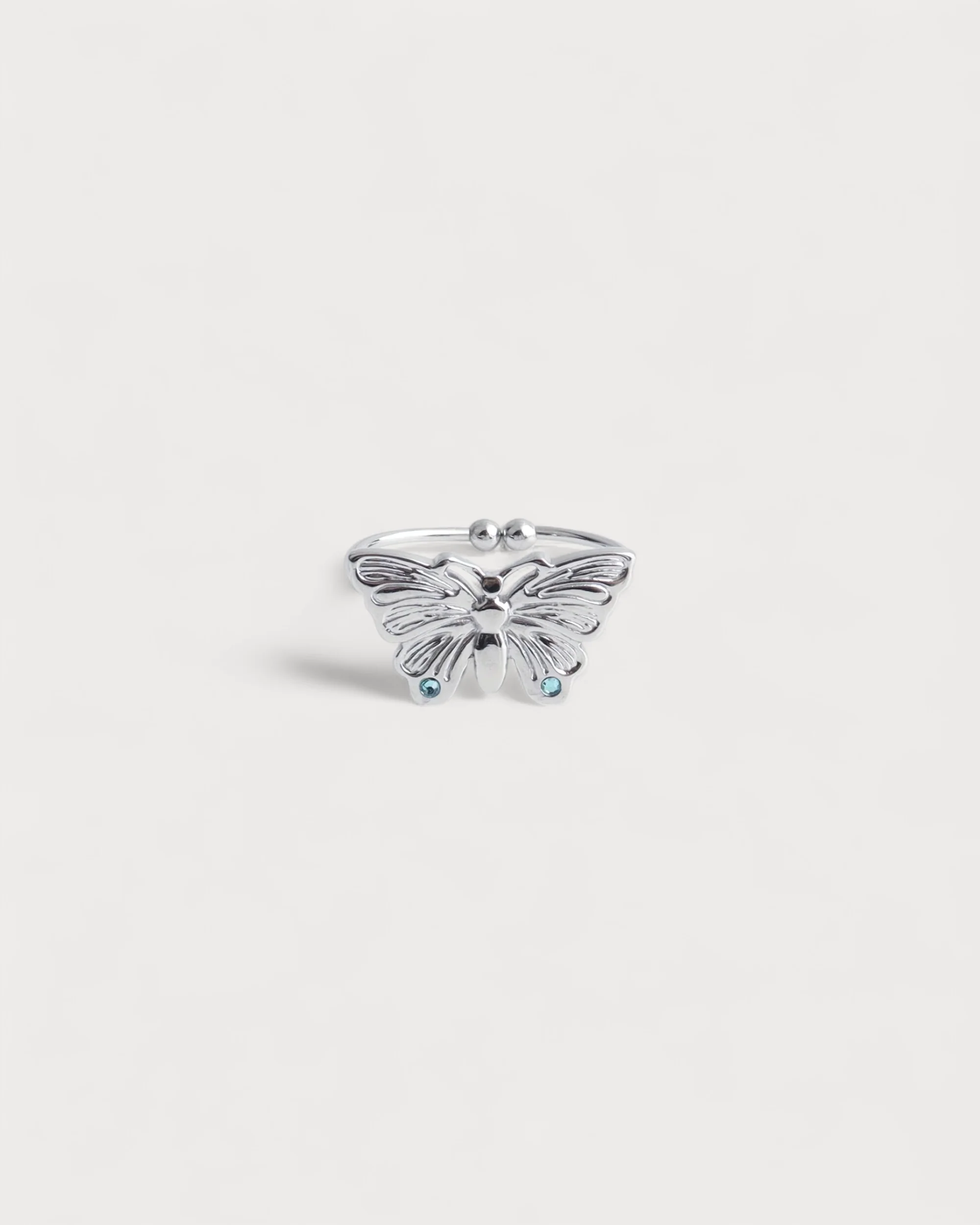 Butterfly - Ring - Edelstahl - Verstellbar - Image 3