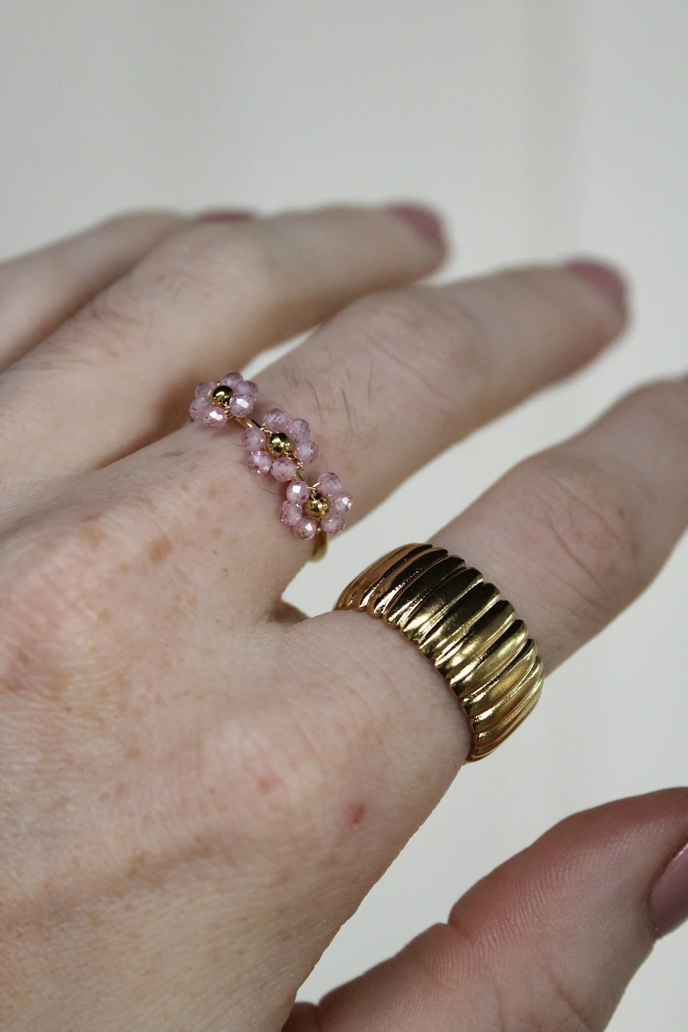 Camelia- Ring - Edelstahl - verstellbar - Image 6
