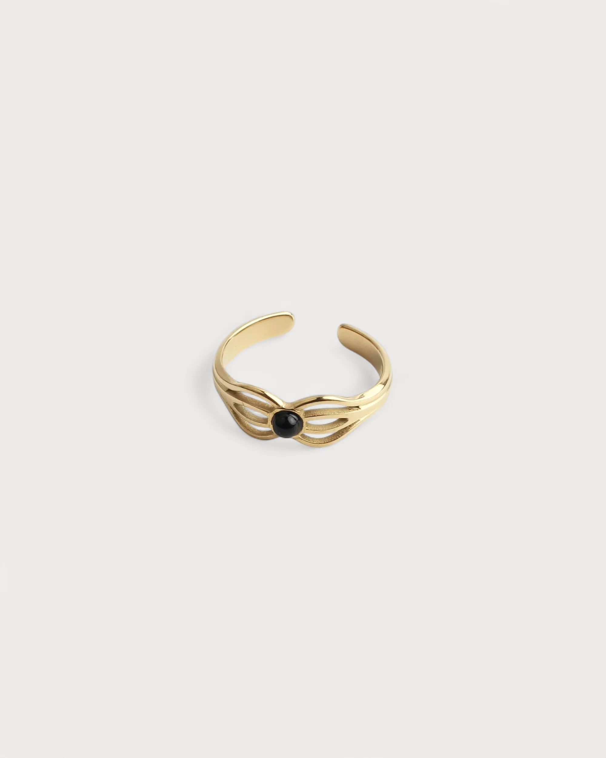 Camille - Ring - Edelstahl - verstellbar
