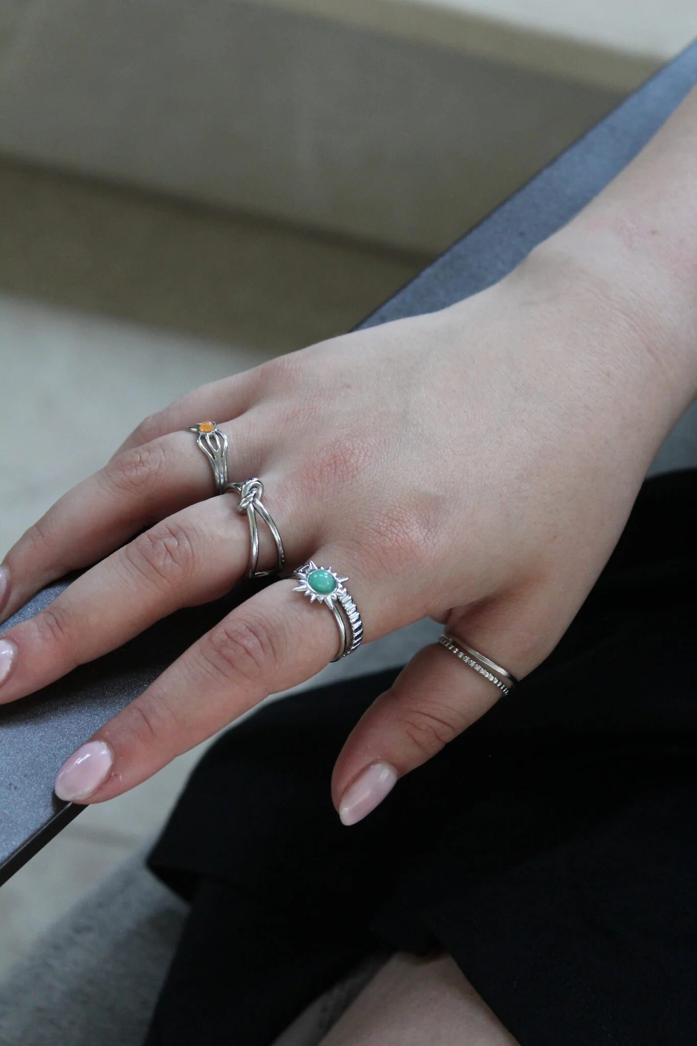 Camille - Ring - Edelstahl - verstellbar - Image 7
