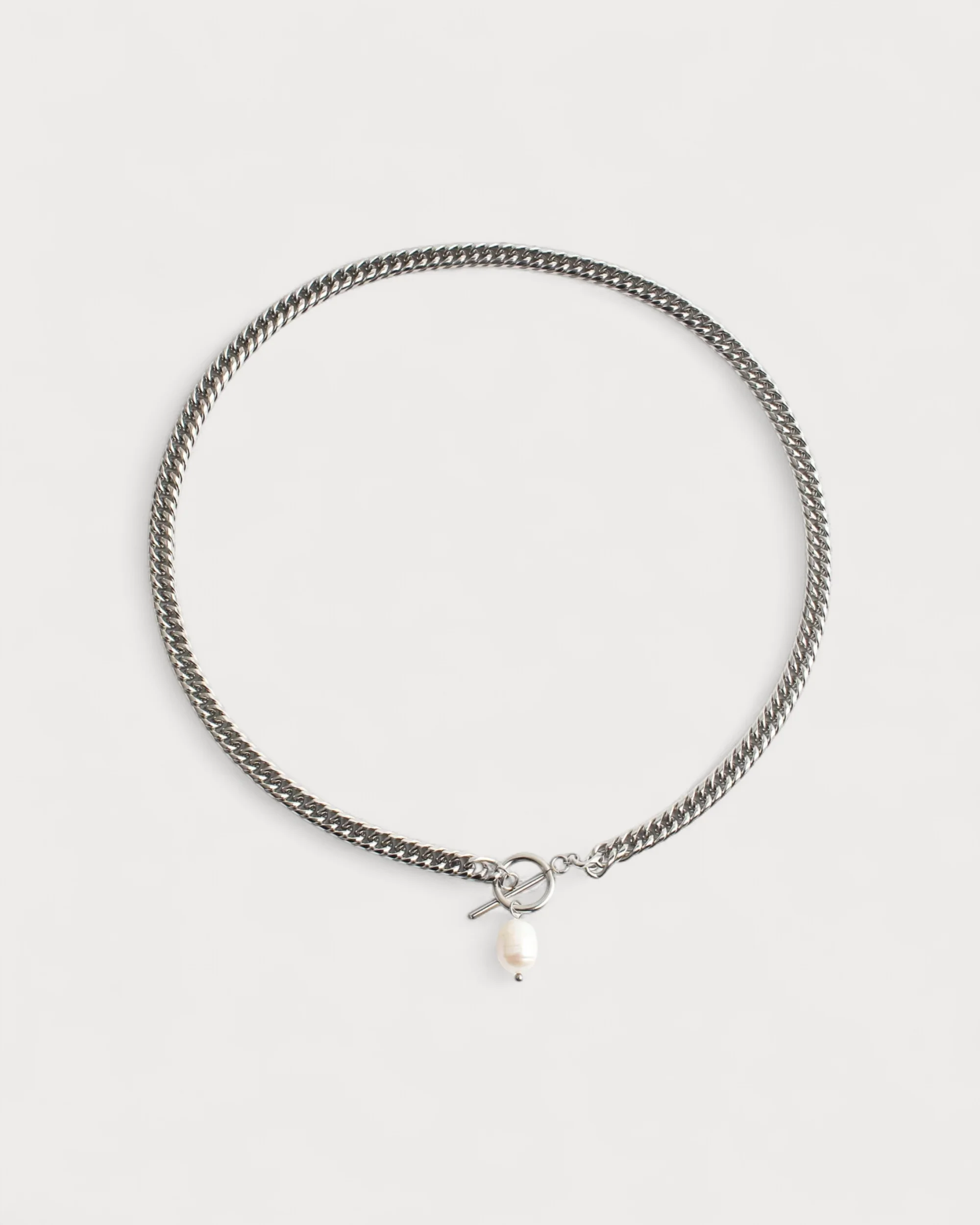 Chunky Pearl - Halskette - Edelstahl - Image 5