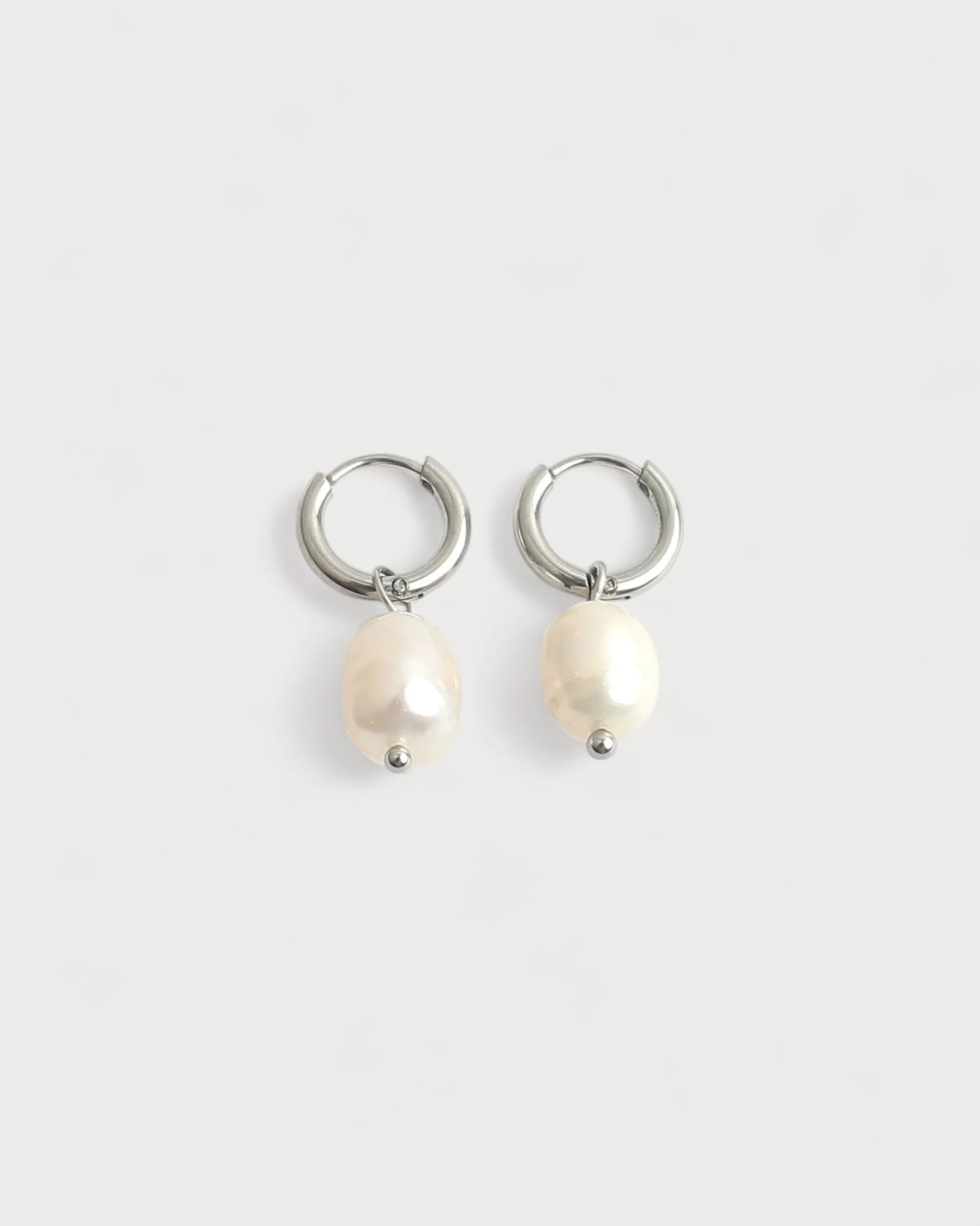 Classic Freshwater Pearl - Ohrringe - Edelstahl - Image 3