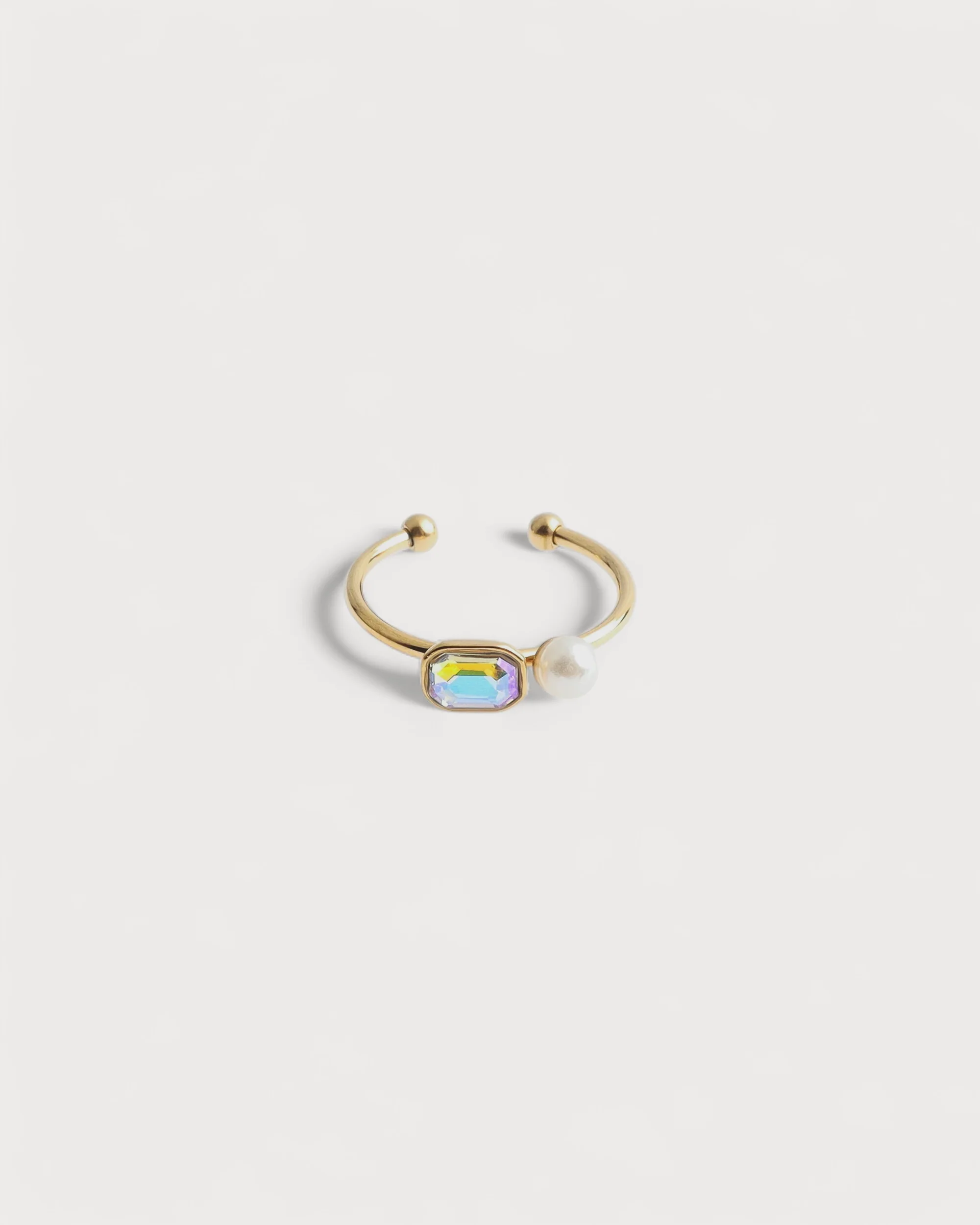 Claudette - Ring - Edelstahl - Verstellbar