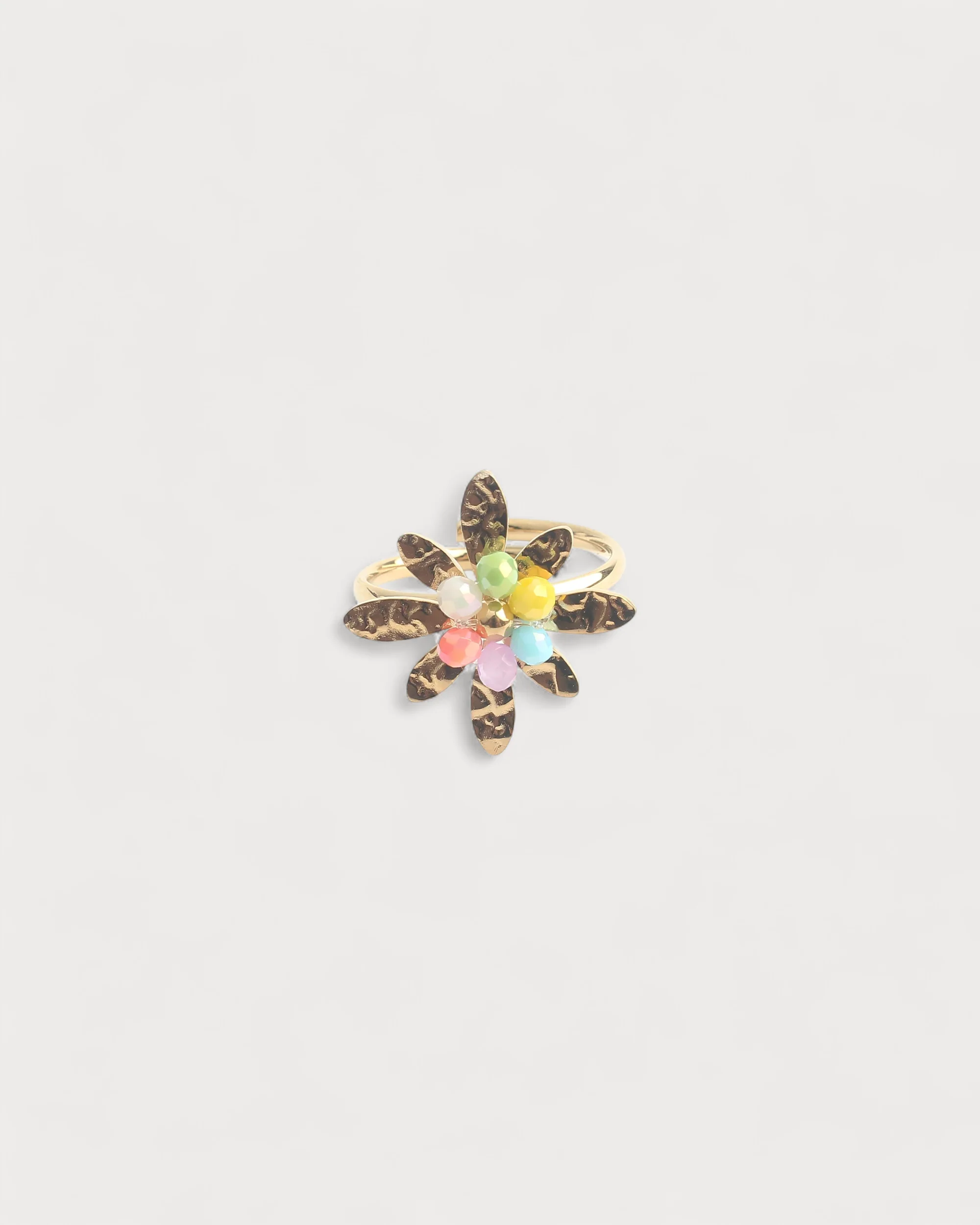 Bunte Blume - Ring - Edelstahl - verstellbar - Image 4