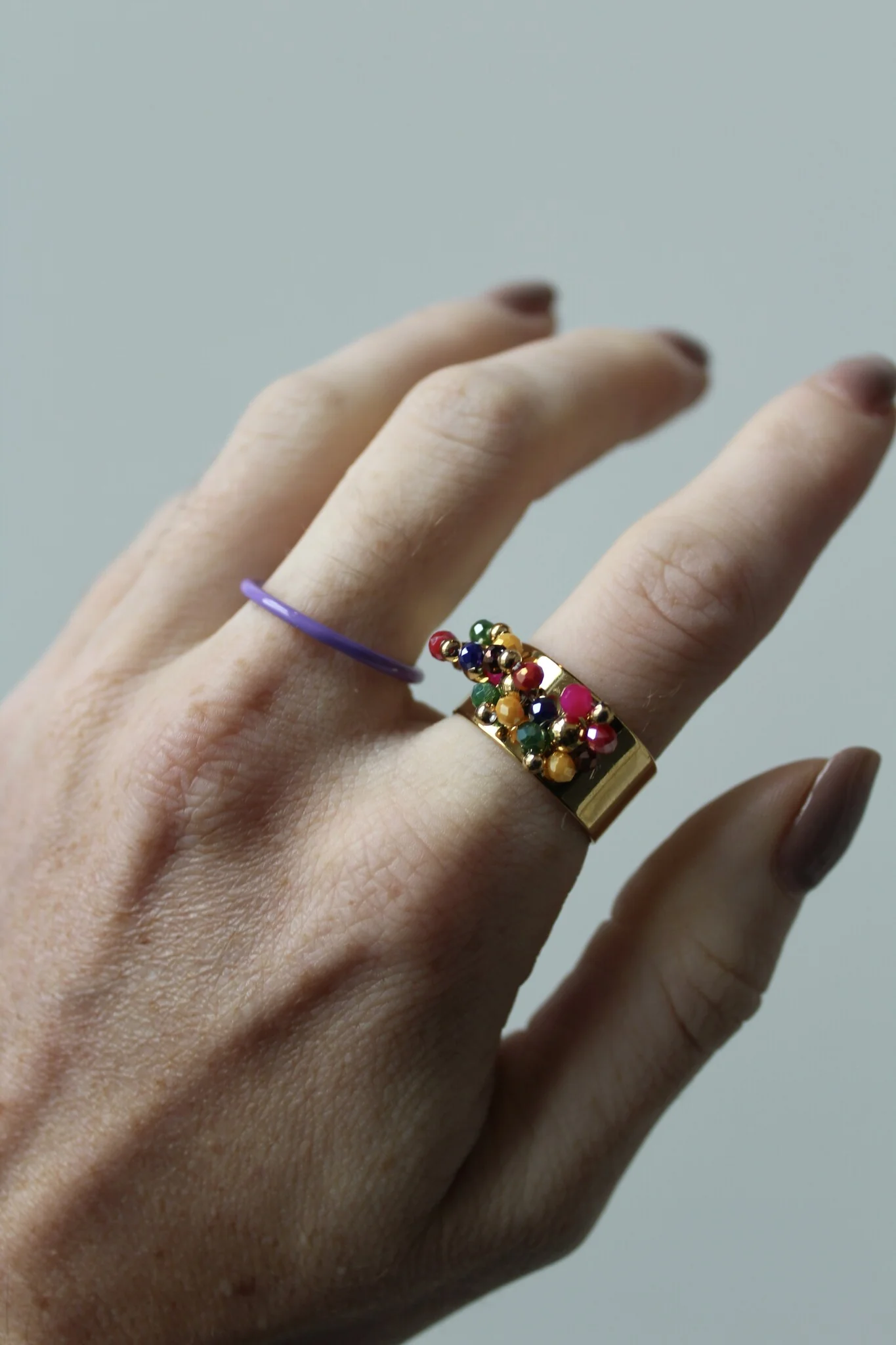 Coloris - Ring - Edelstahl - Verstellbar - Image 5