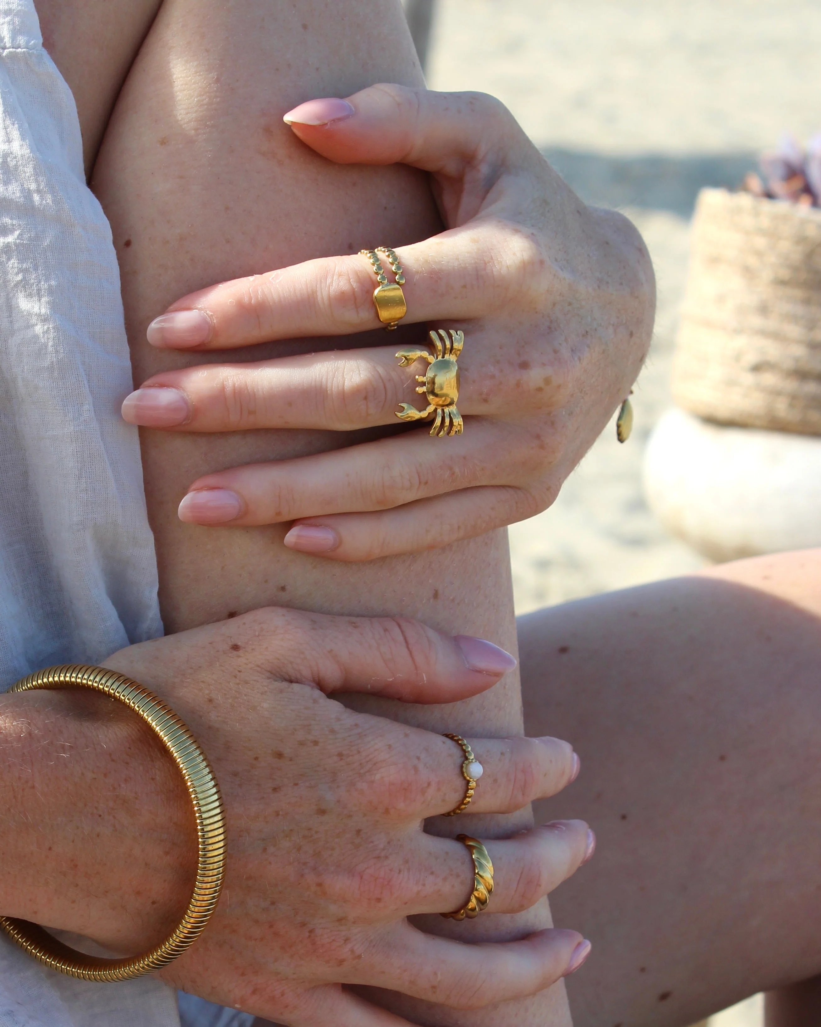Crabby - Ring - Edelstahl - Verstellbar - Image 3