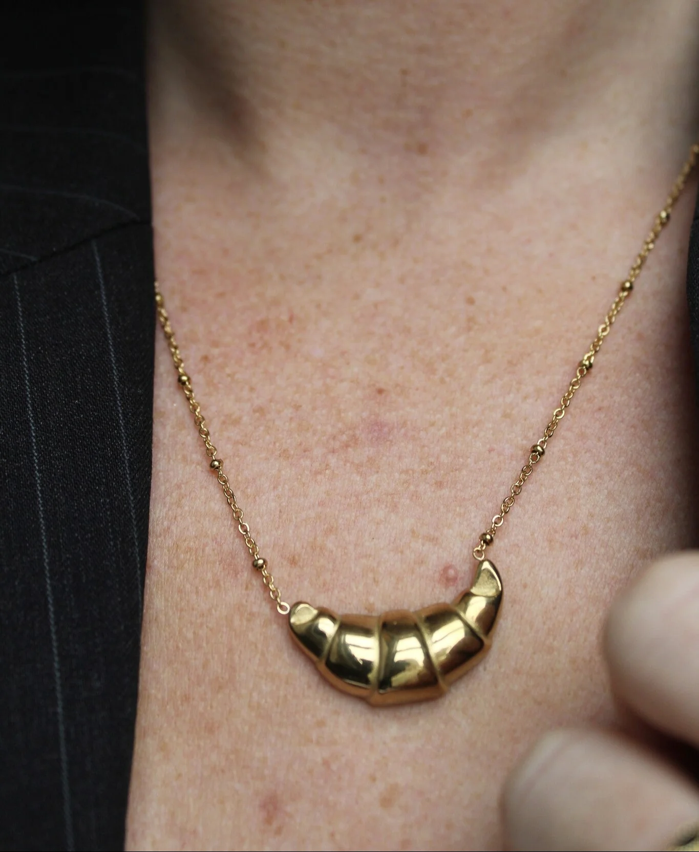 Croissant - Kette - Edelstahl - Image 6