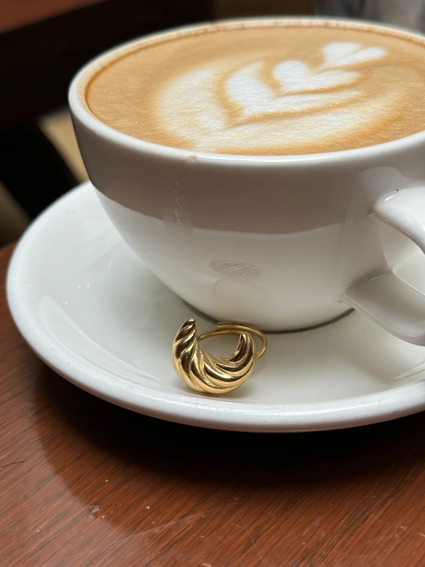 Croissant - Ring - Edelstahl - Einstellbar - Image 3