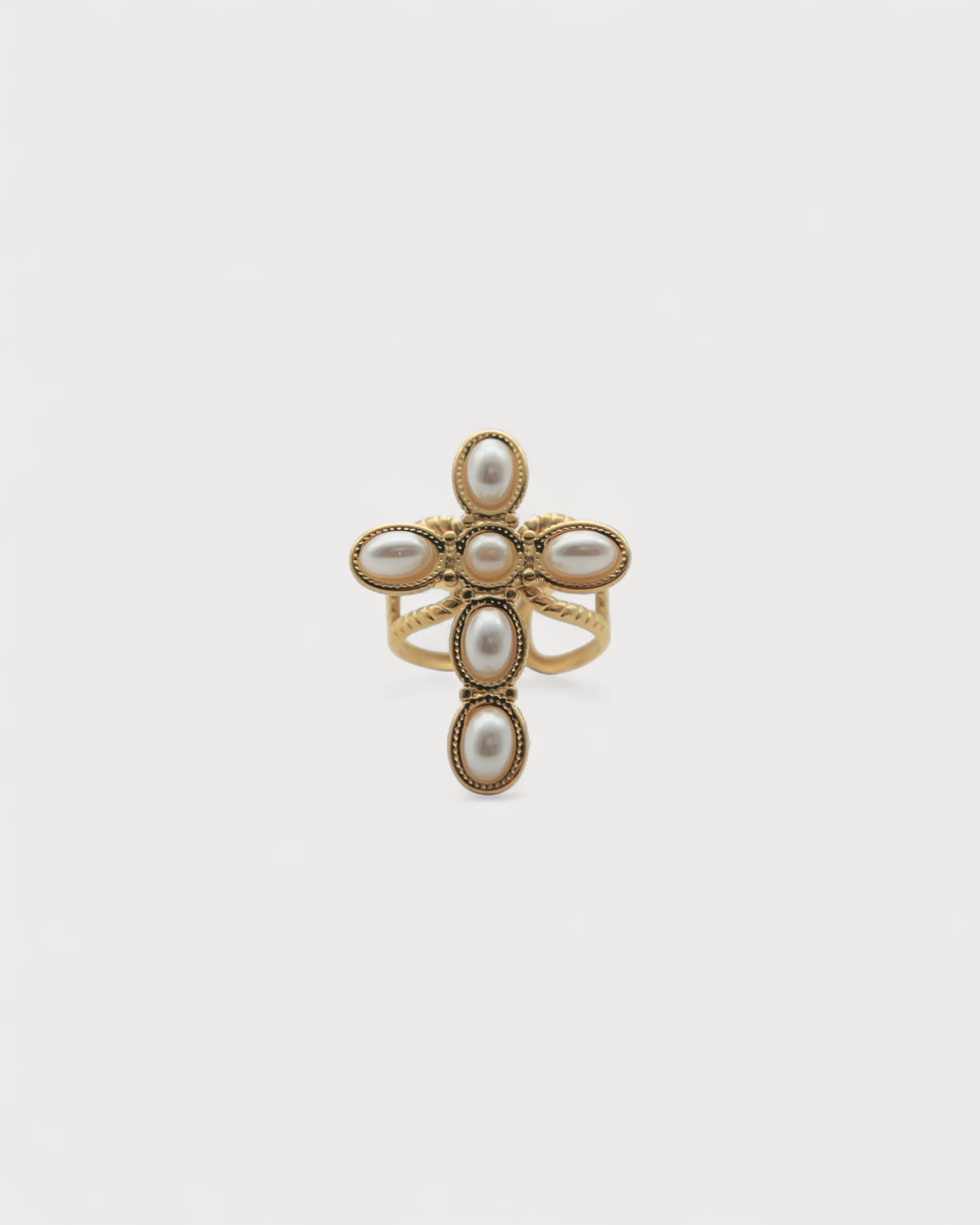Kreuz - Ring - Edelstahl - verstellbar - Image 3