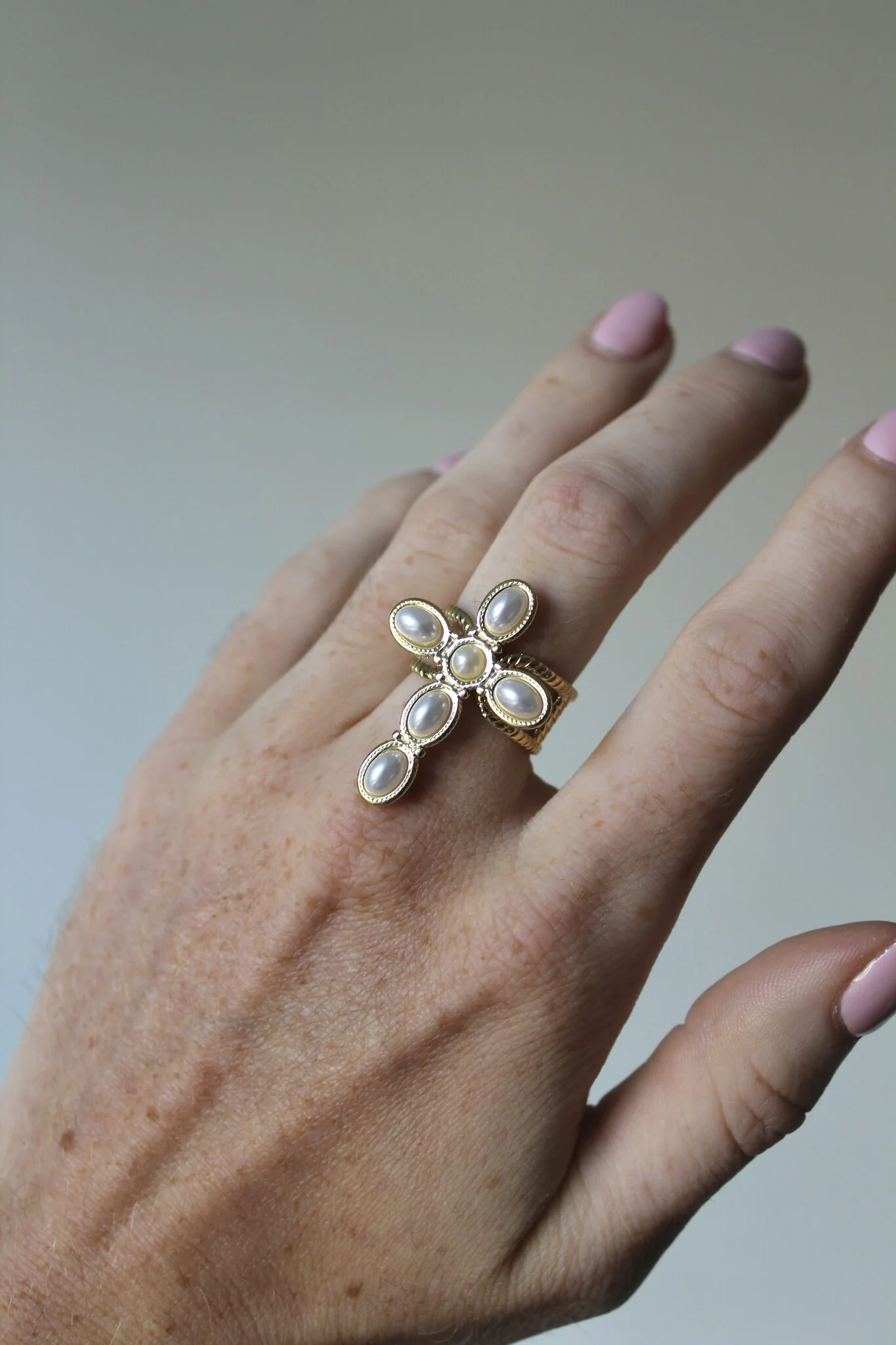 Kreuz - Ring - Edelstahl - verstellbar - Image 8