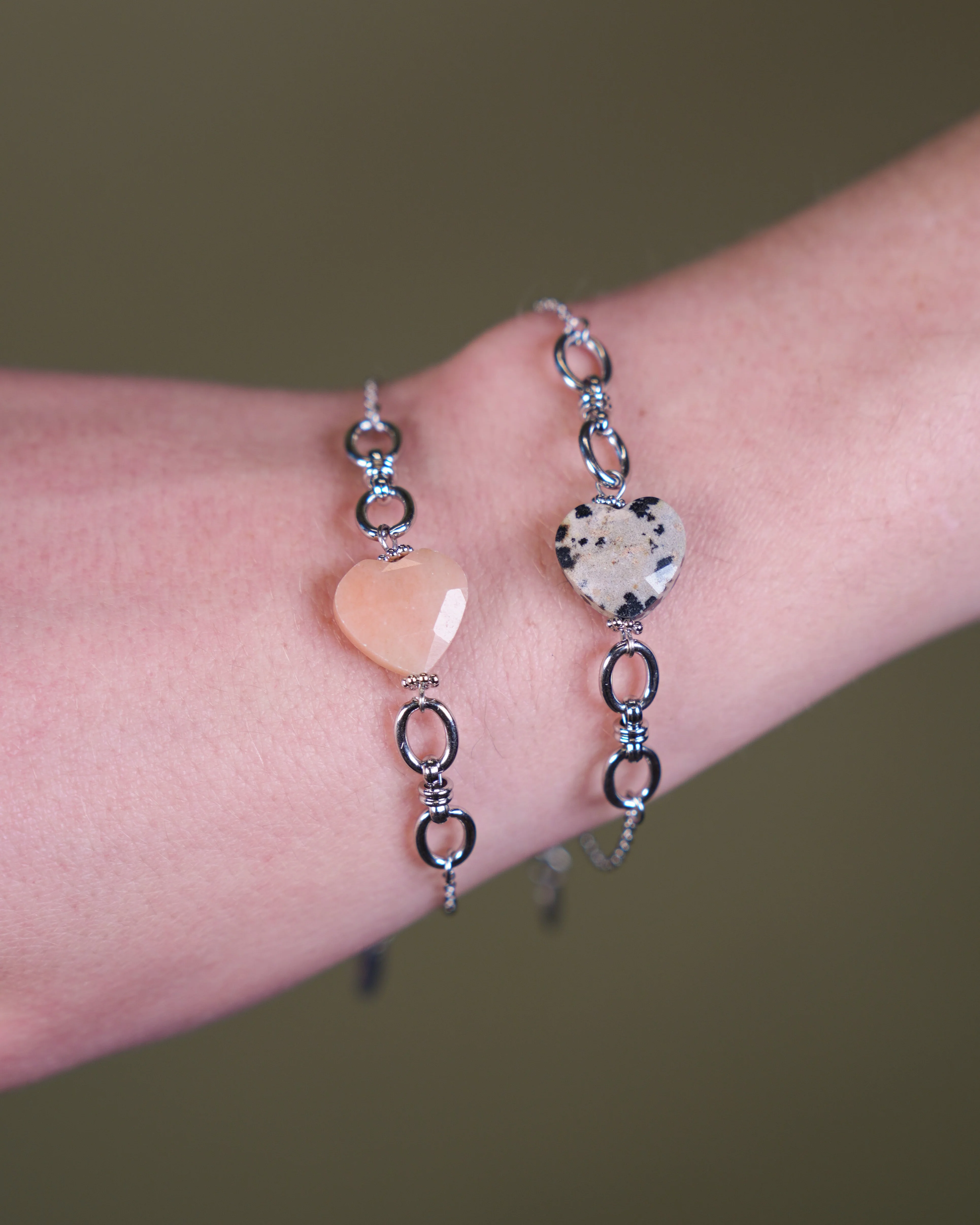 Crystel - Armband - Naturstein - Edelstahl - Image 10