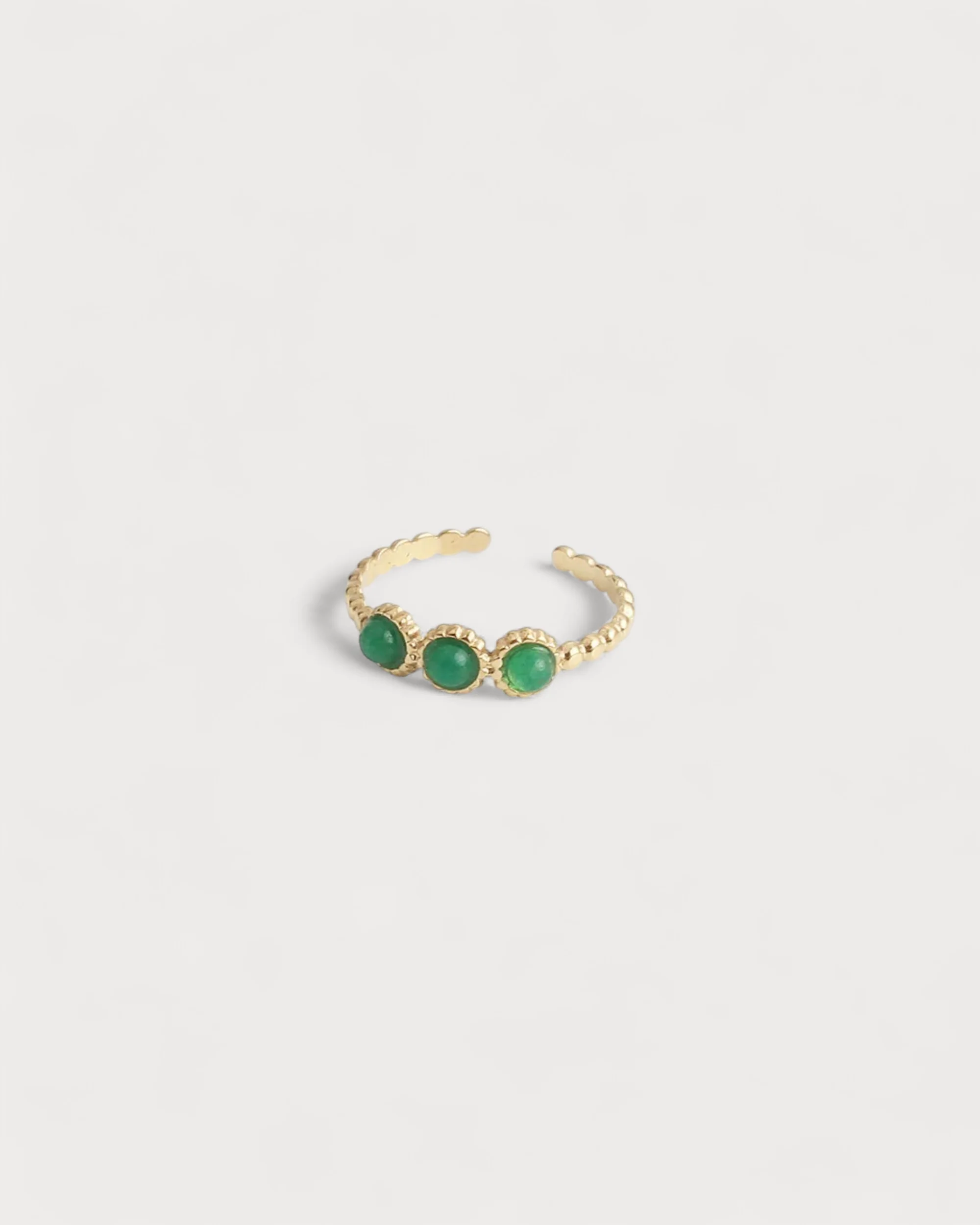 Demi - Ring - Naturstein - Edelstahl - Verstellbar - Image 10