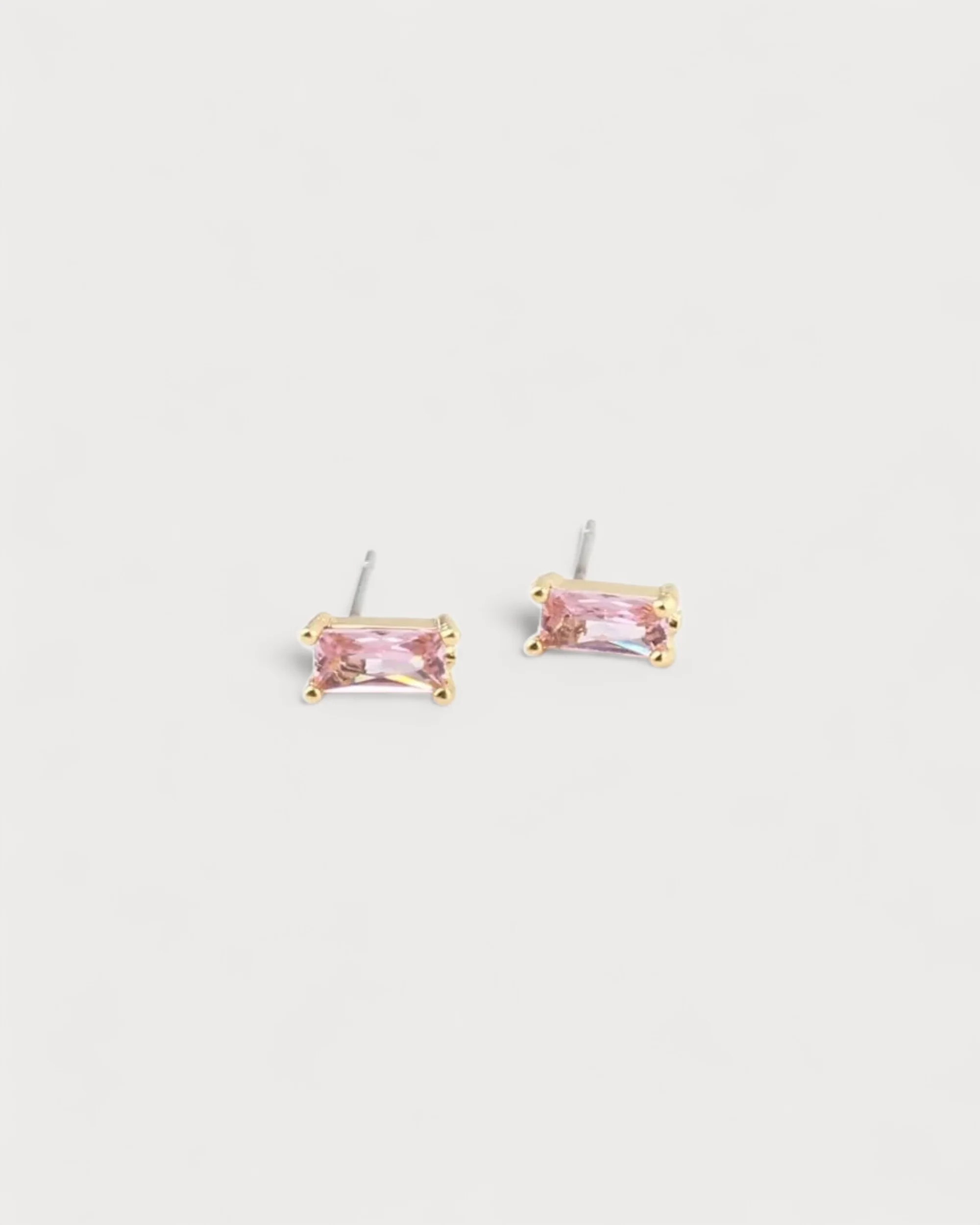 Diamant - Ohrstecker - Ohrringe - Plattiert