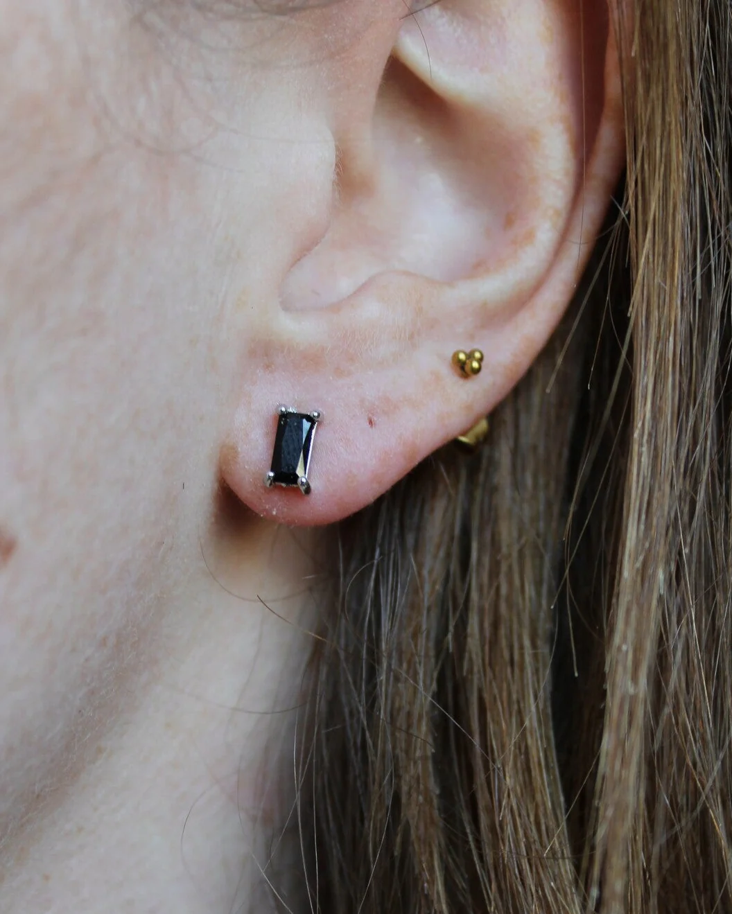 Diamant - Ohrstecker - Ohrringe - Plattiert - Image 9