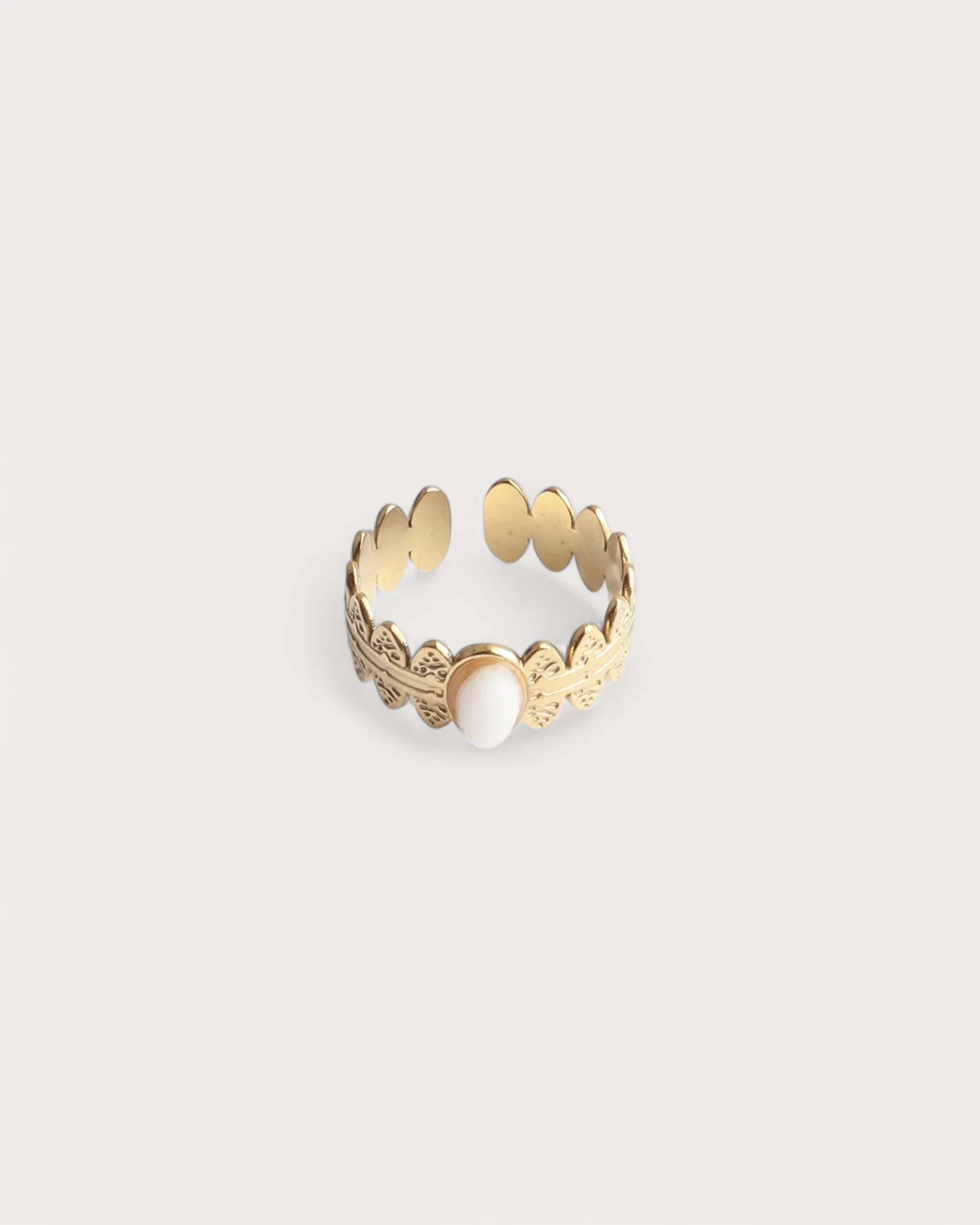 Didi - Ring - Naturstein - Edelstahl - Verstellbar - Image 13