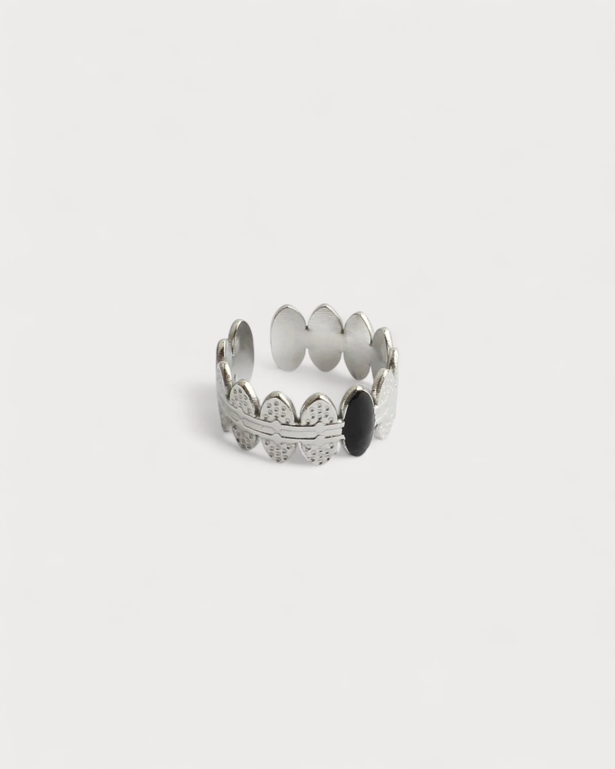 Didi - Ring - Naturstein - Edelstahl - Verstellbar - Image 3
