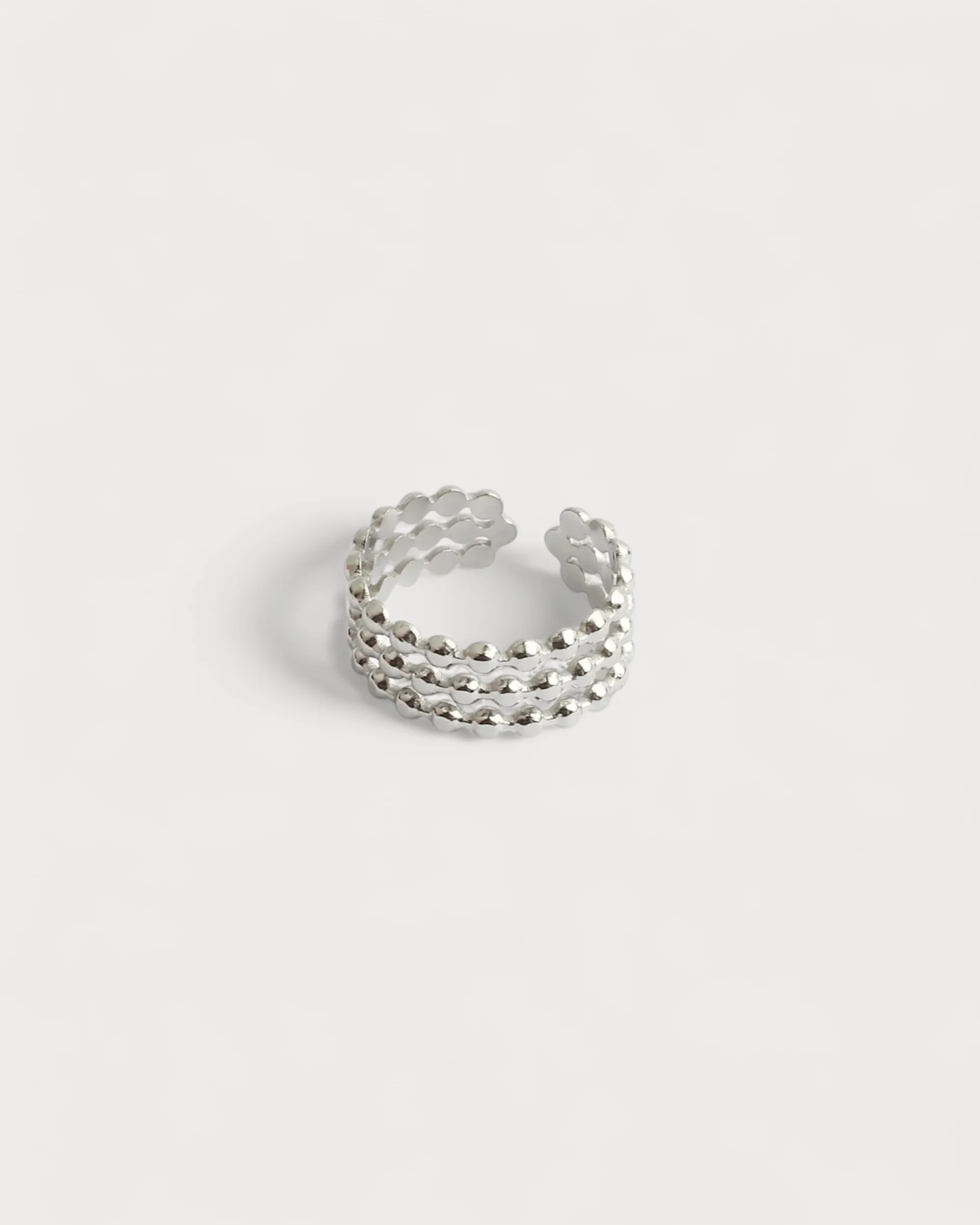 Dotted  - Ring - 3 Schichten - Edelstahl - Einstellbar - Image 5