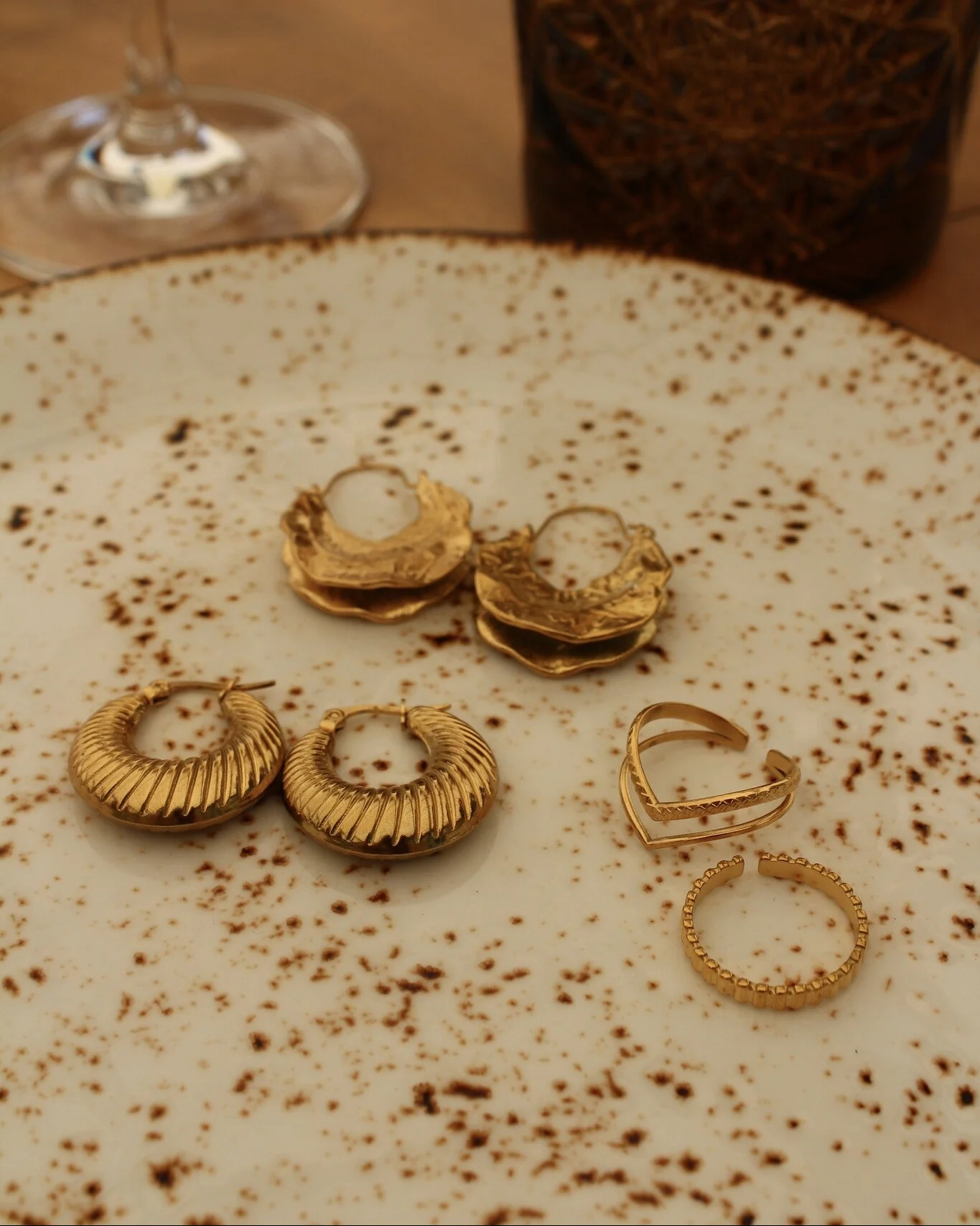 Double Wave - Ring - Edelstahl - verstellbar - Image 4