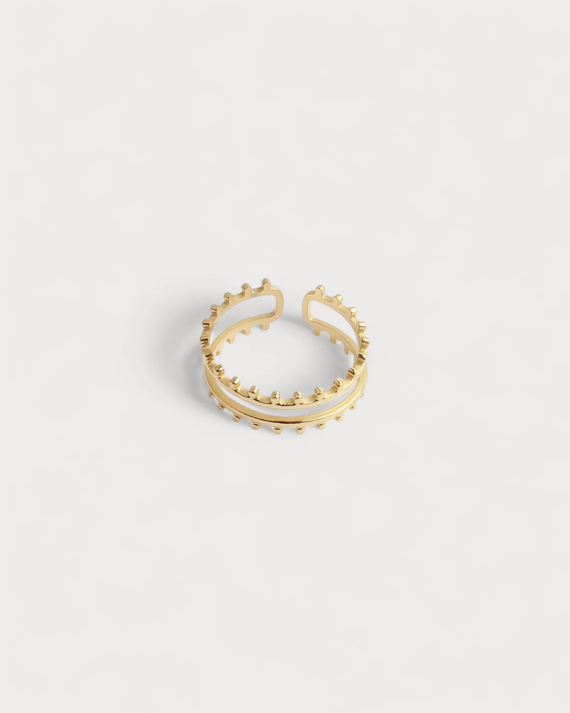 Dunya - Ring - Edelstahl - Einstellbar