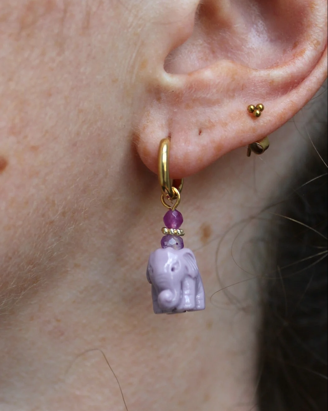 Elephant - Ohrringe - Edelstahl - Image 5