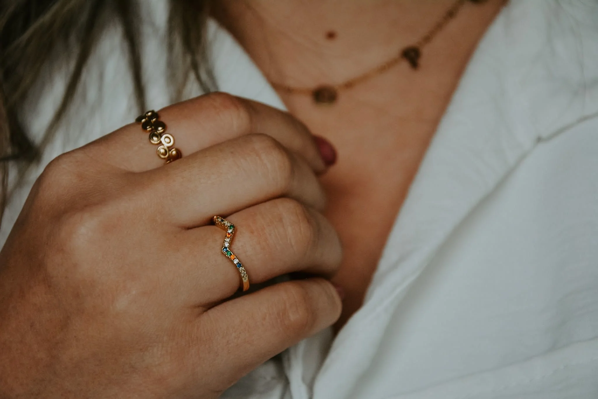 Ellinor - Ring - Edelstahl - Verstellbar - Image 2
