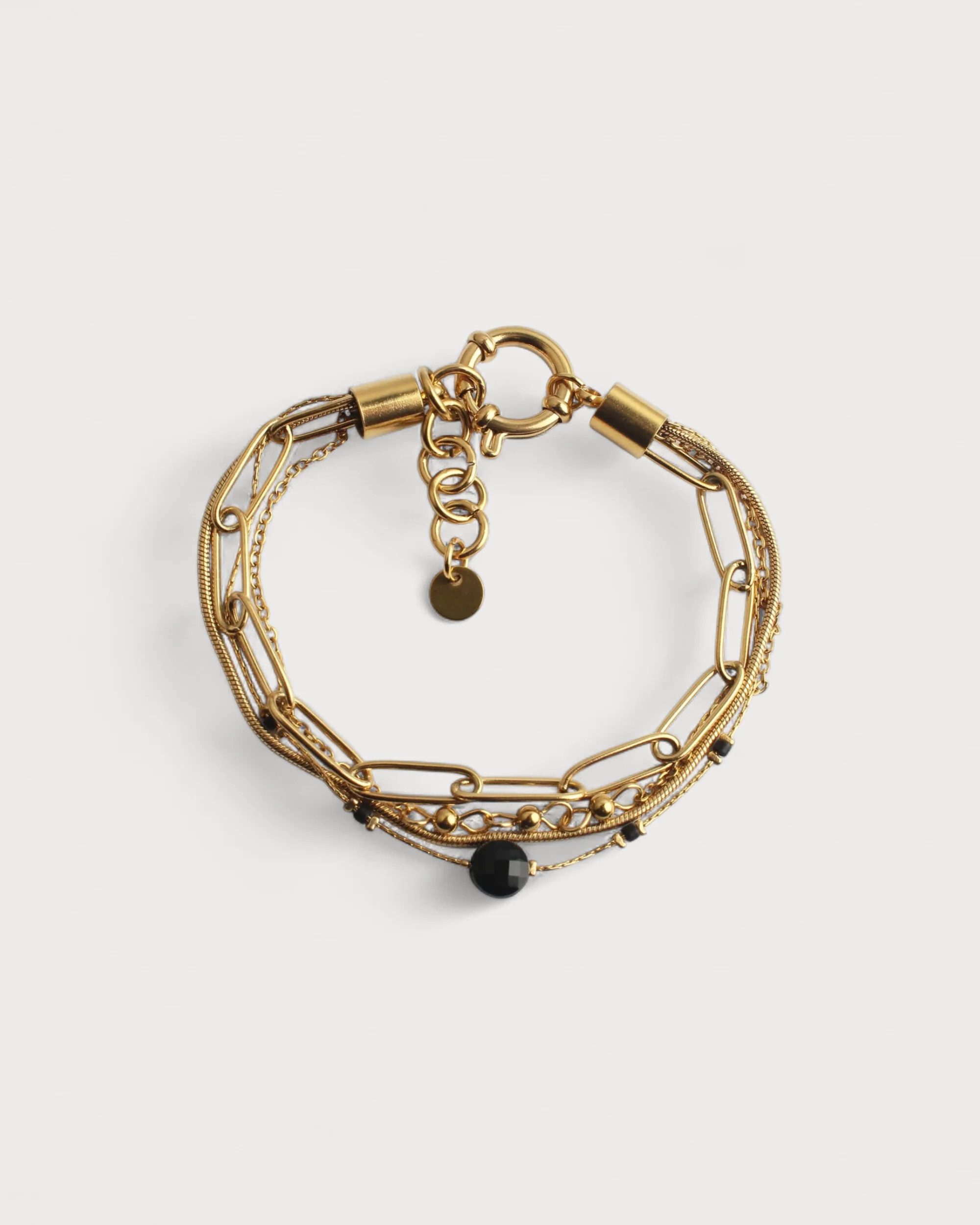 Eloise - Armband - Naturstein - 4 Schichten - Edelstahl - Image 17