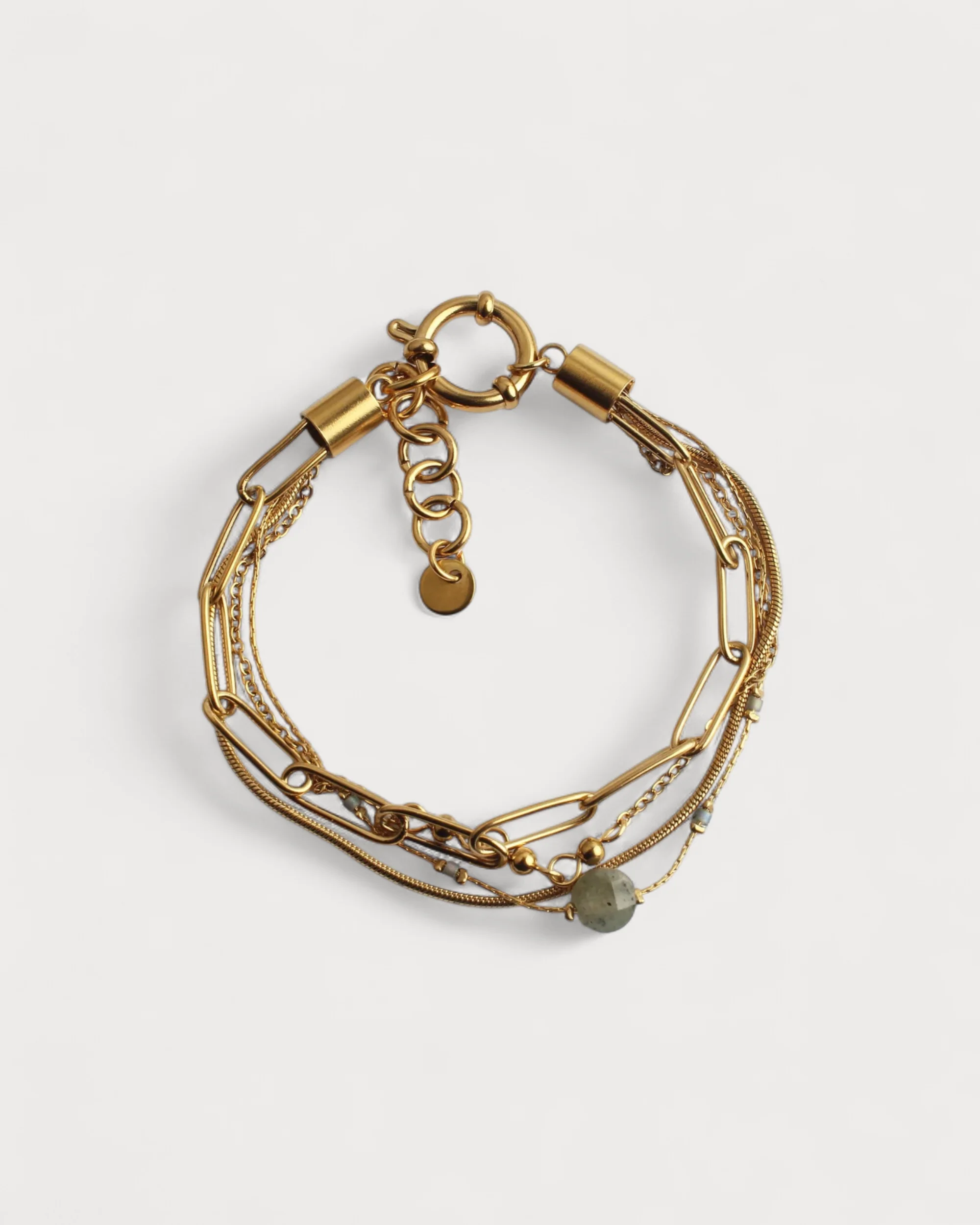 Eloise - Armband - Naturstein - 4 Schichten - Edelstahl - Image 19