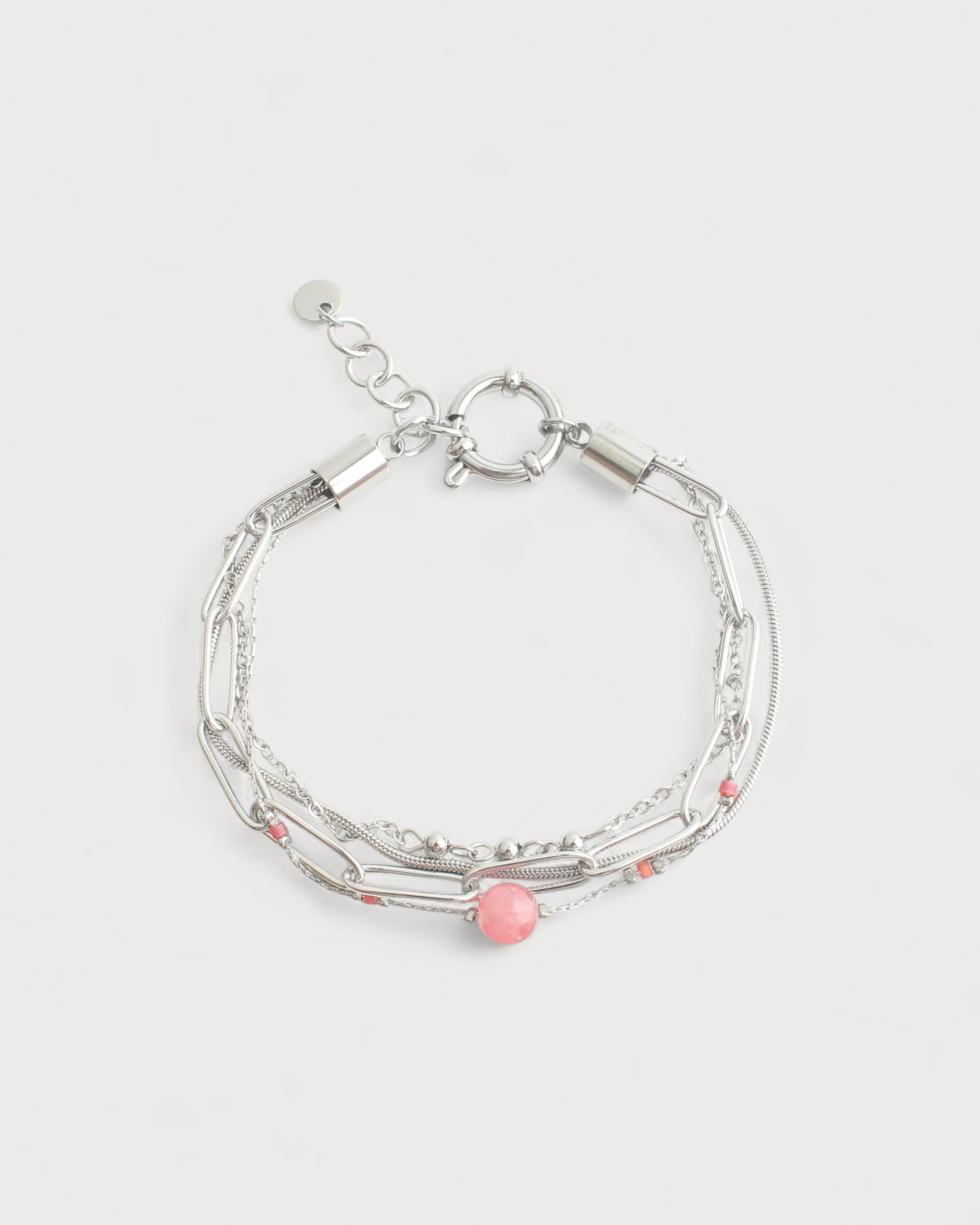 Eloise - Armband - Naturstein - 4 Schichten - Edelstahl - Image 7