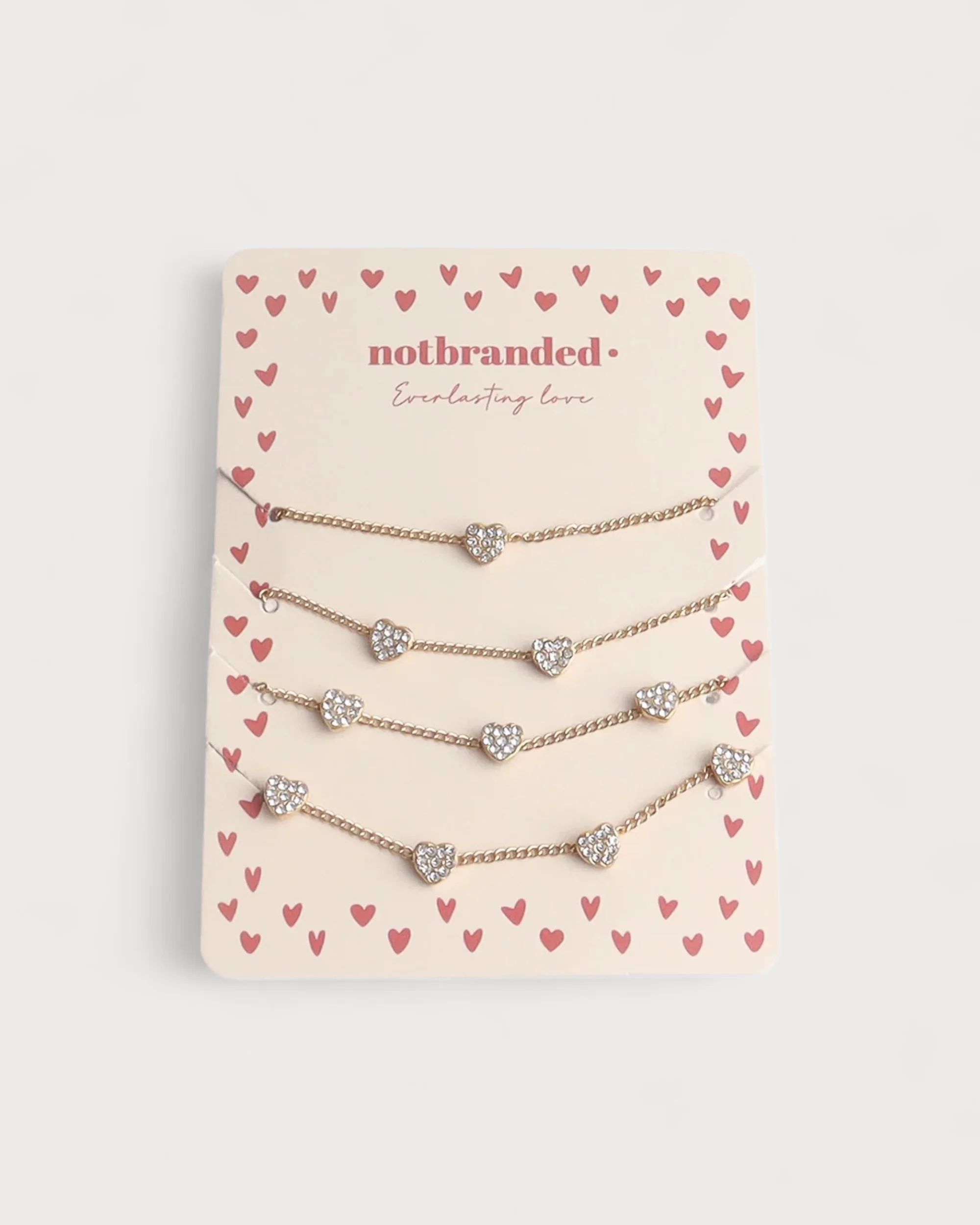 Everlasting love – Armband-Set (2, 3 oder 4) – Edelstahl