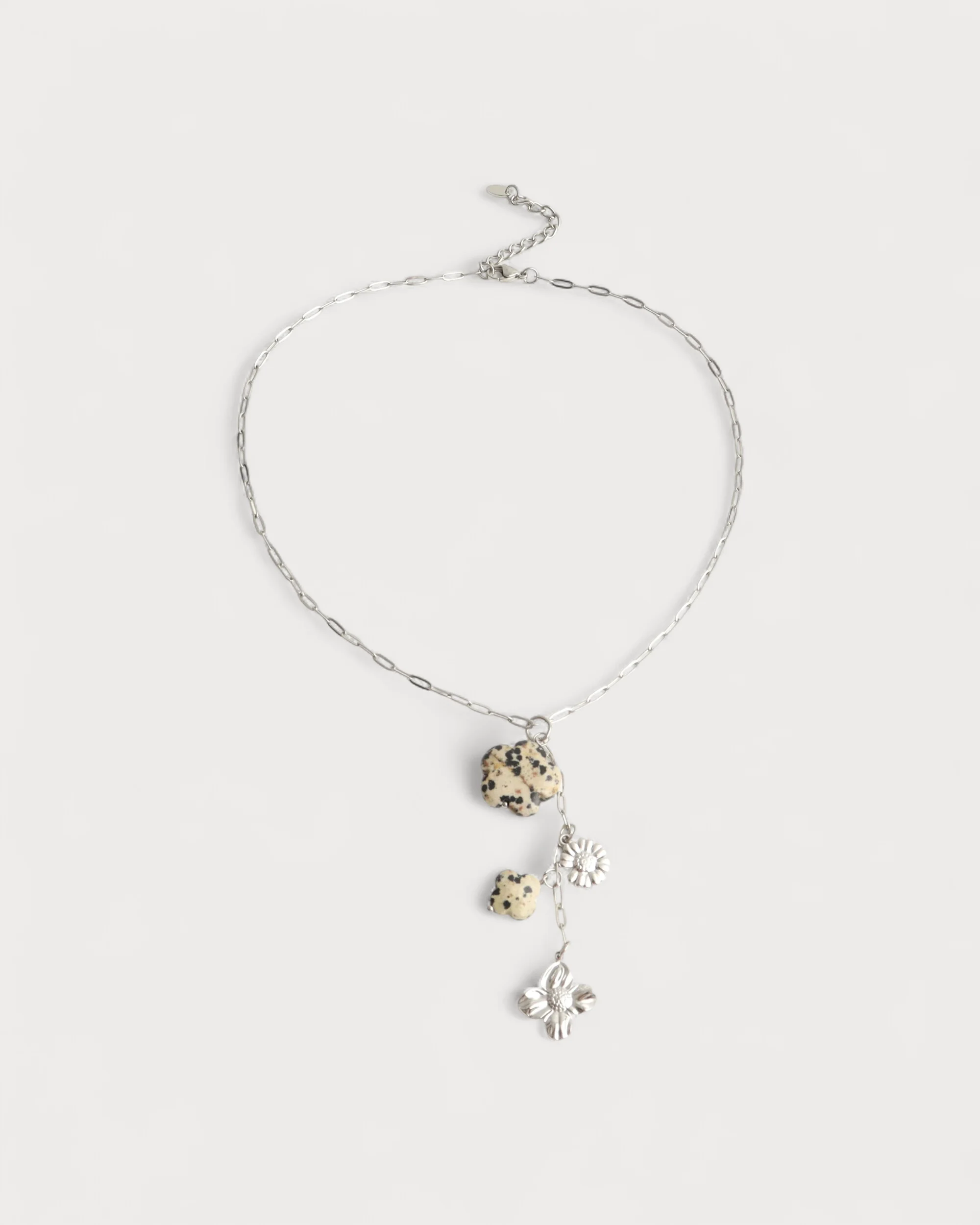 Flore - Kette - Naturstein - Edelstahl - Image 3