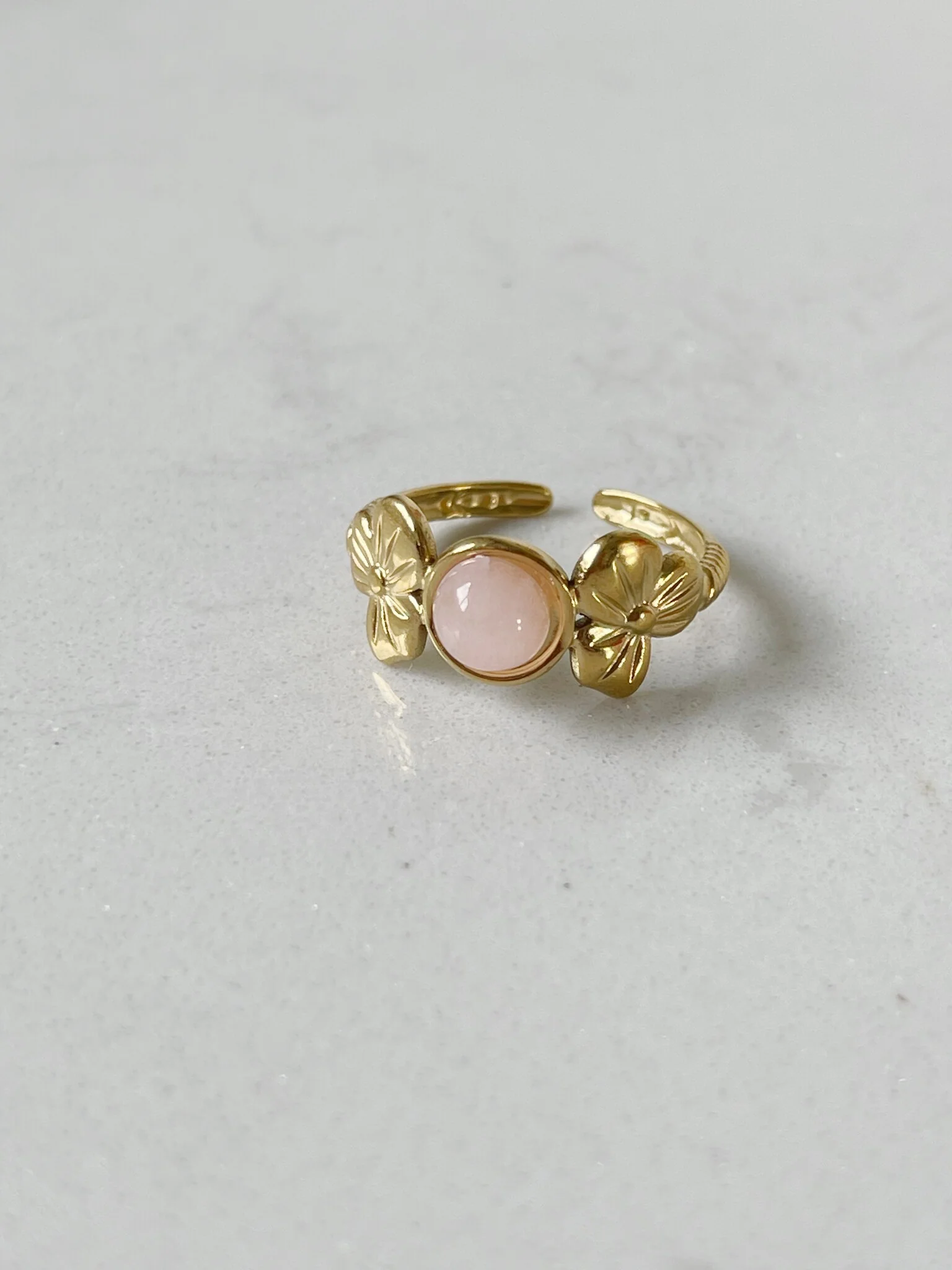 Flower Petal - Ring - Edelstahl - verstellbar - Image 15