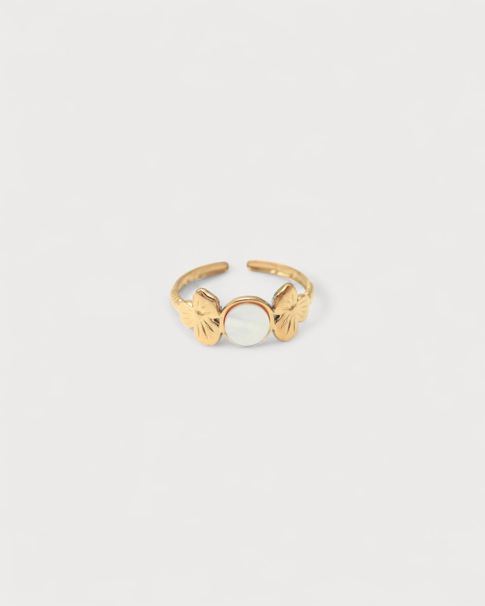 Flower Petal - Ring - Edelstahl - verstellbar - Image 8