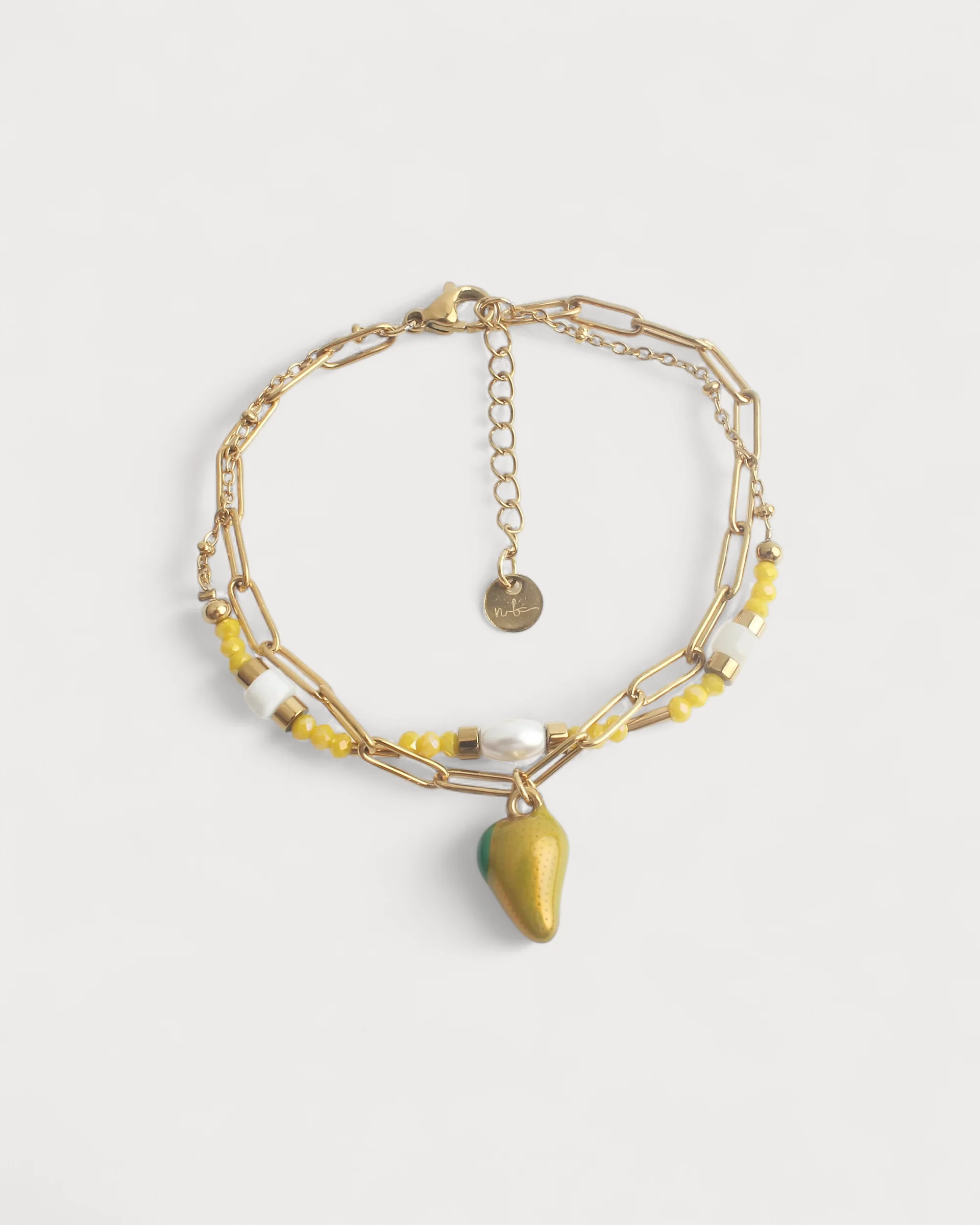 Fruity Lemon - Armband - Edelstahl