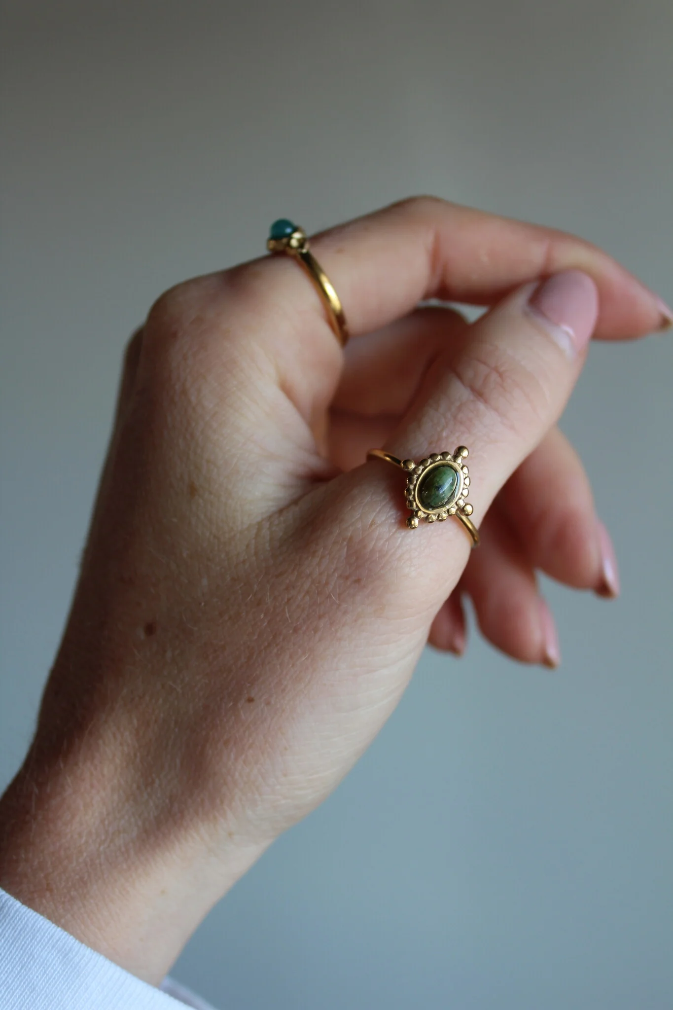 Jolene - Ring - Naturstein - Edelstahl - Image 2