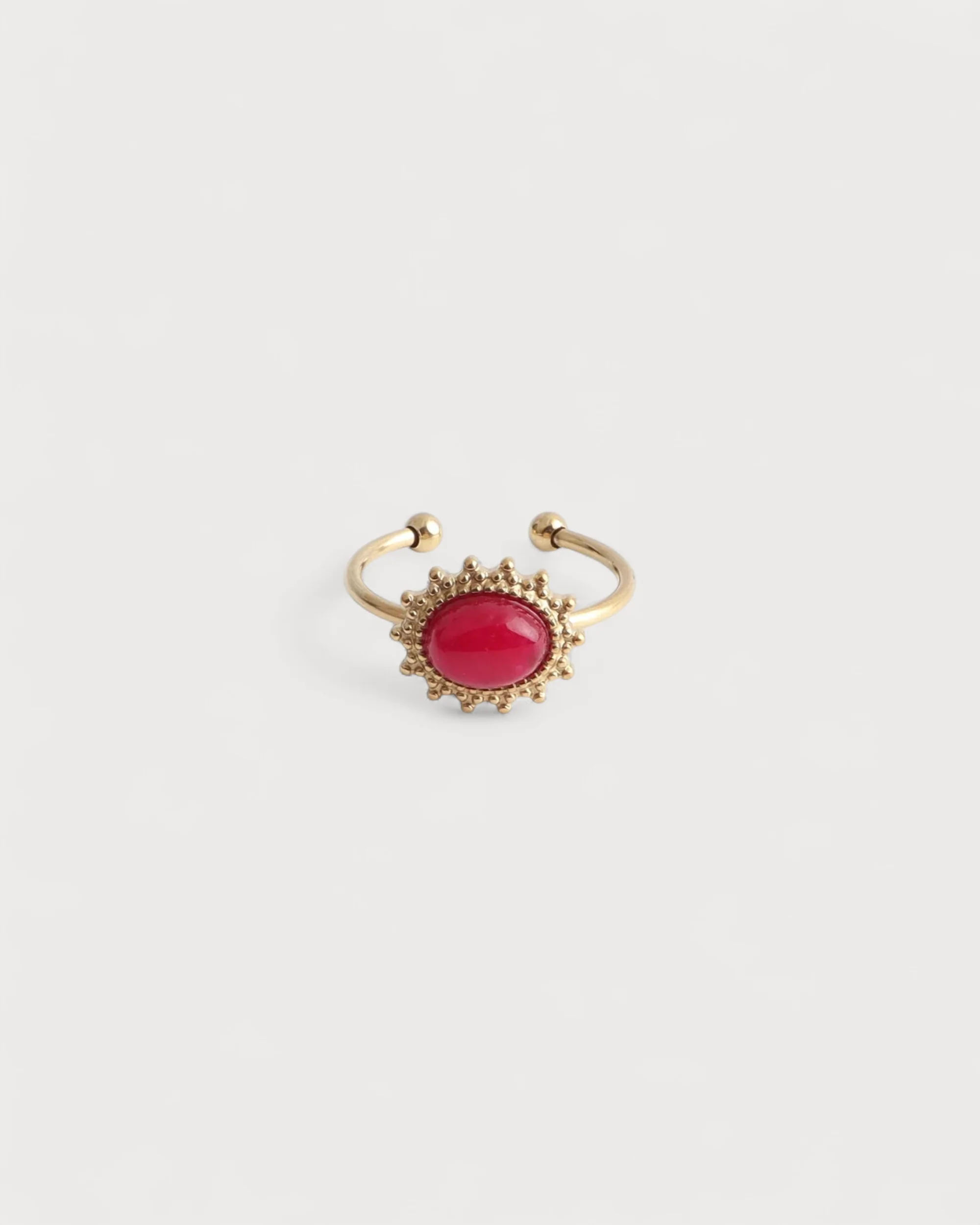 Jolie - Naturstein - Ring - Edelstahl - Image 23