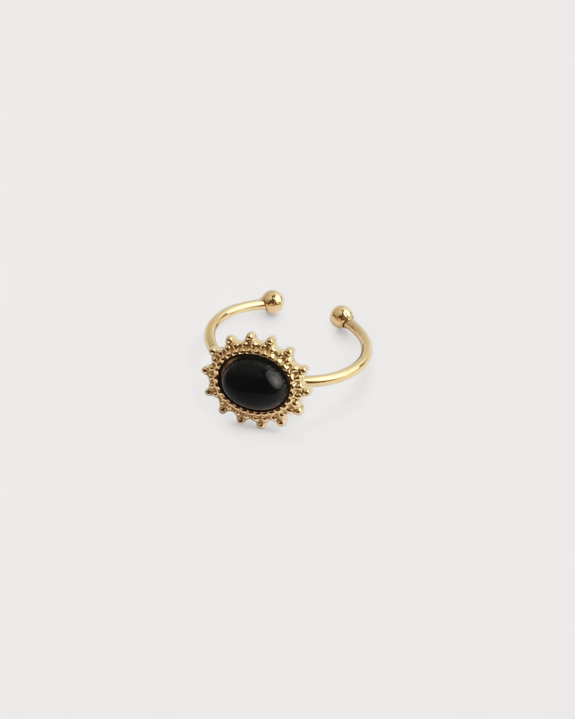 Jolie - Naturstein - Ring - Edelstahl - Image 6
